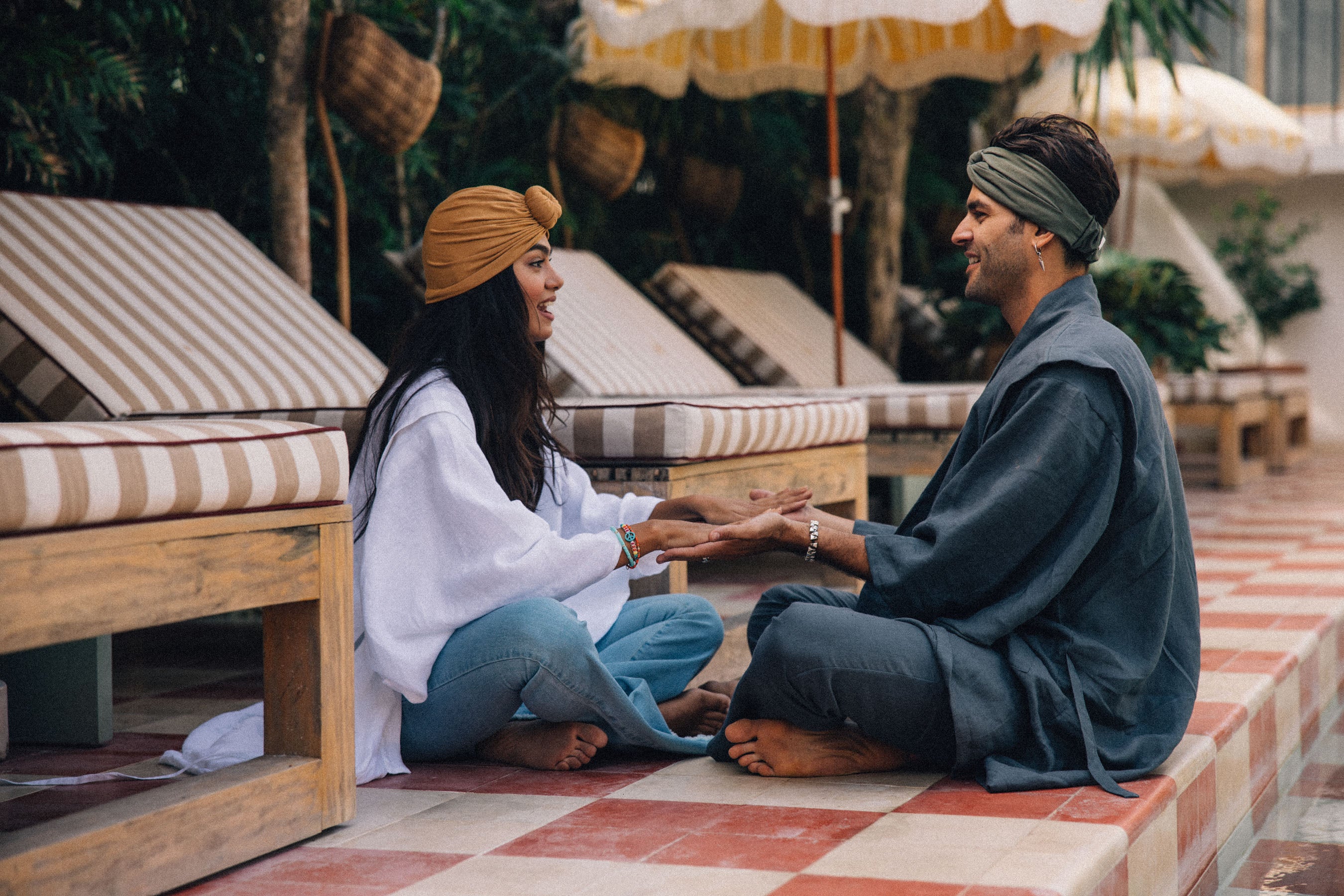 Haori Kimono For Him Linen Denim