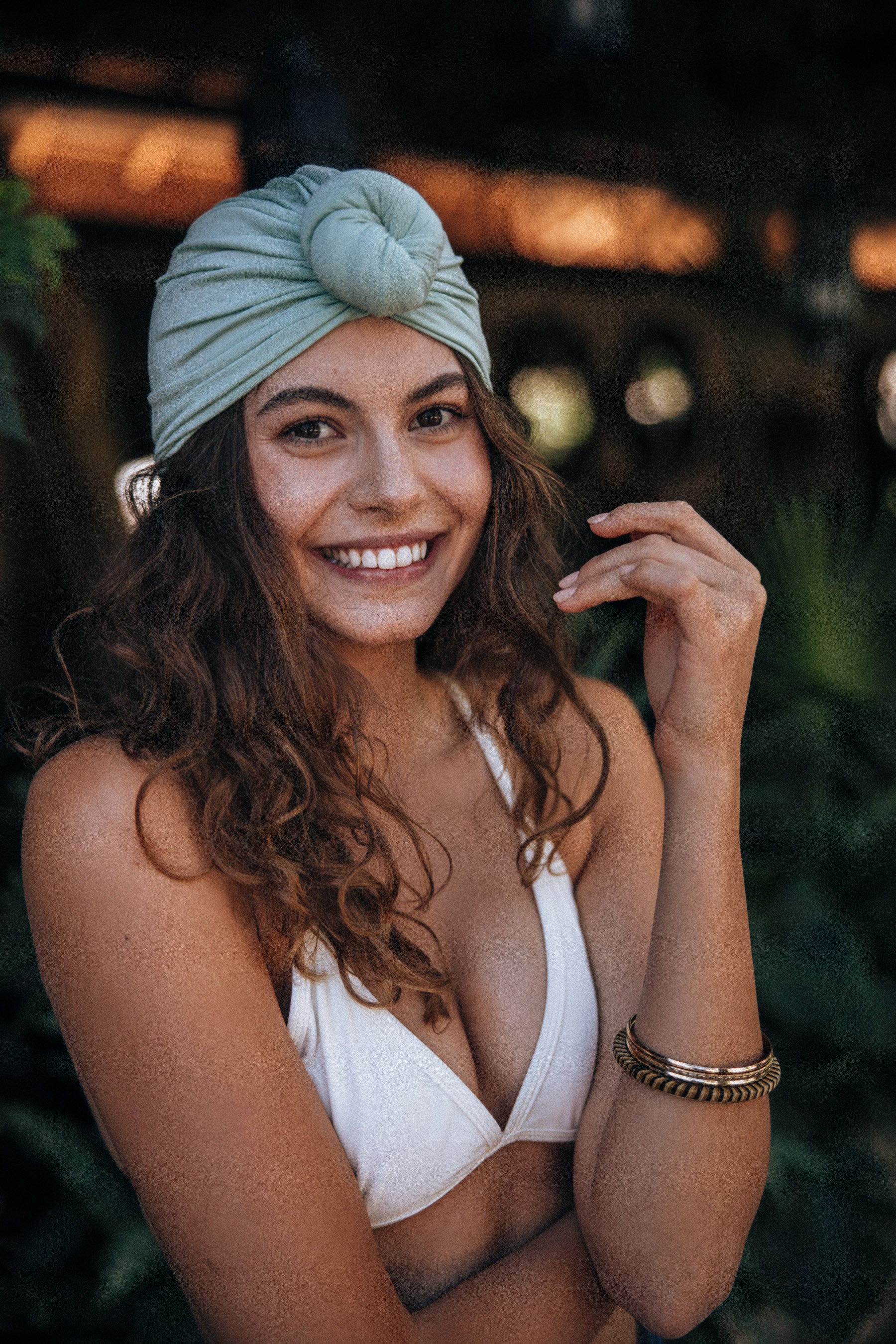 Turban No.2 Bamboo Light Mint