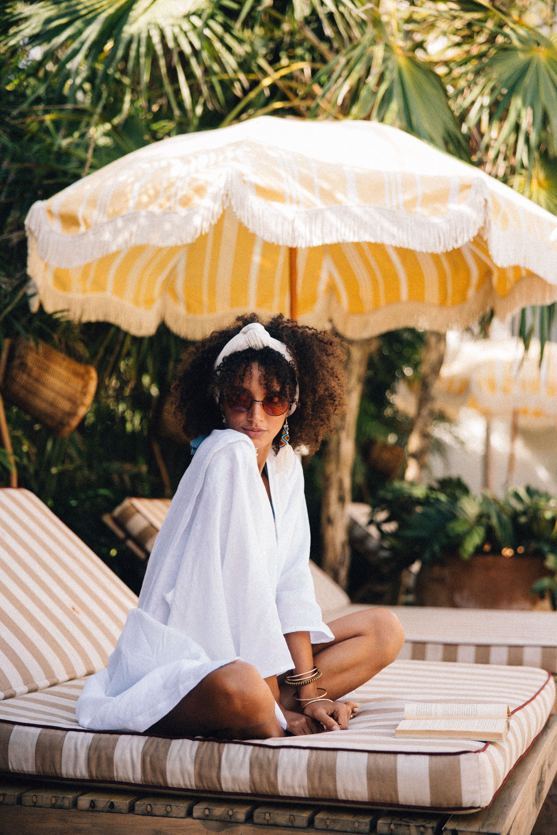 Yukata Kimono Linen White