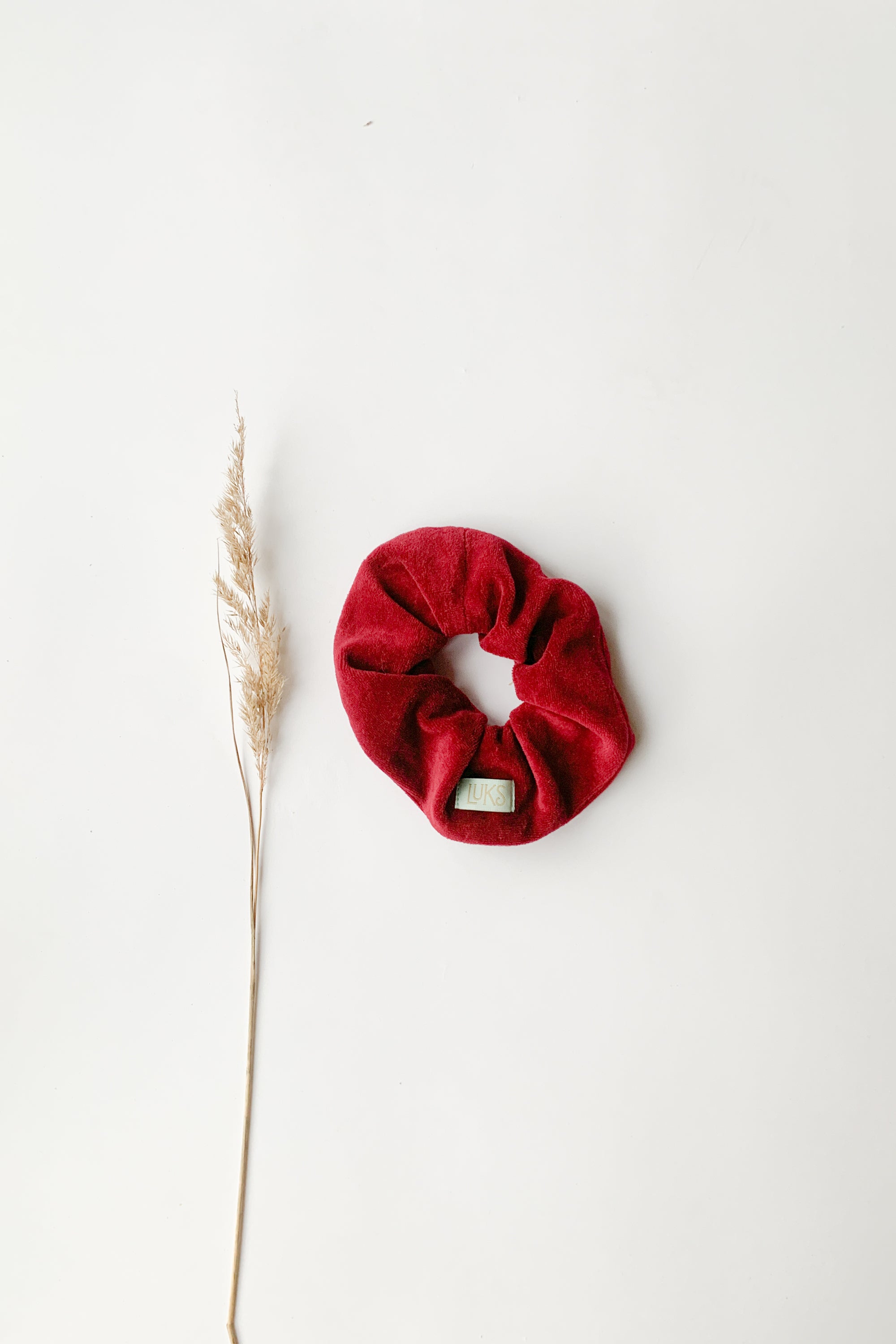 Frotka Maxi Velvet Crimson Red