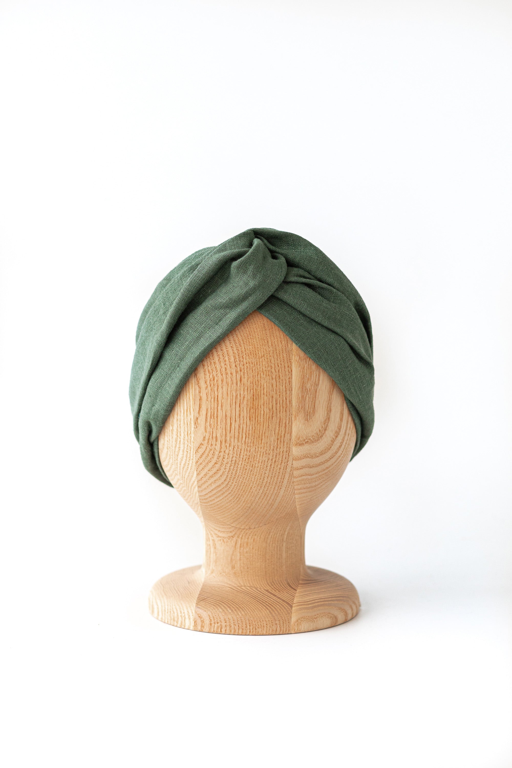 Turband Maxi Linen Pine Green