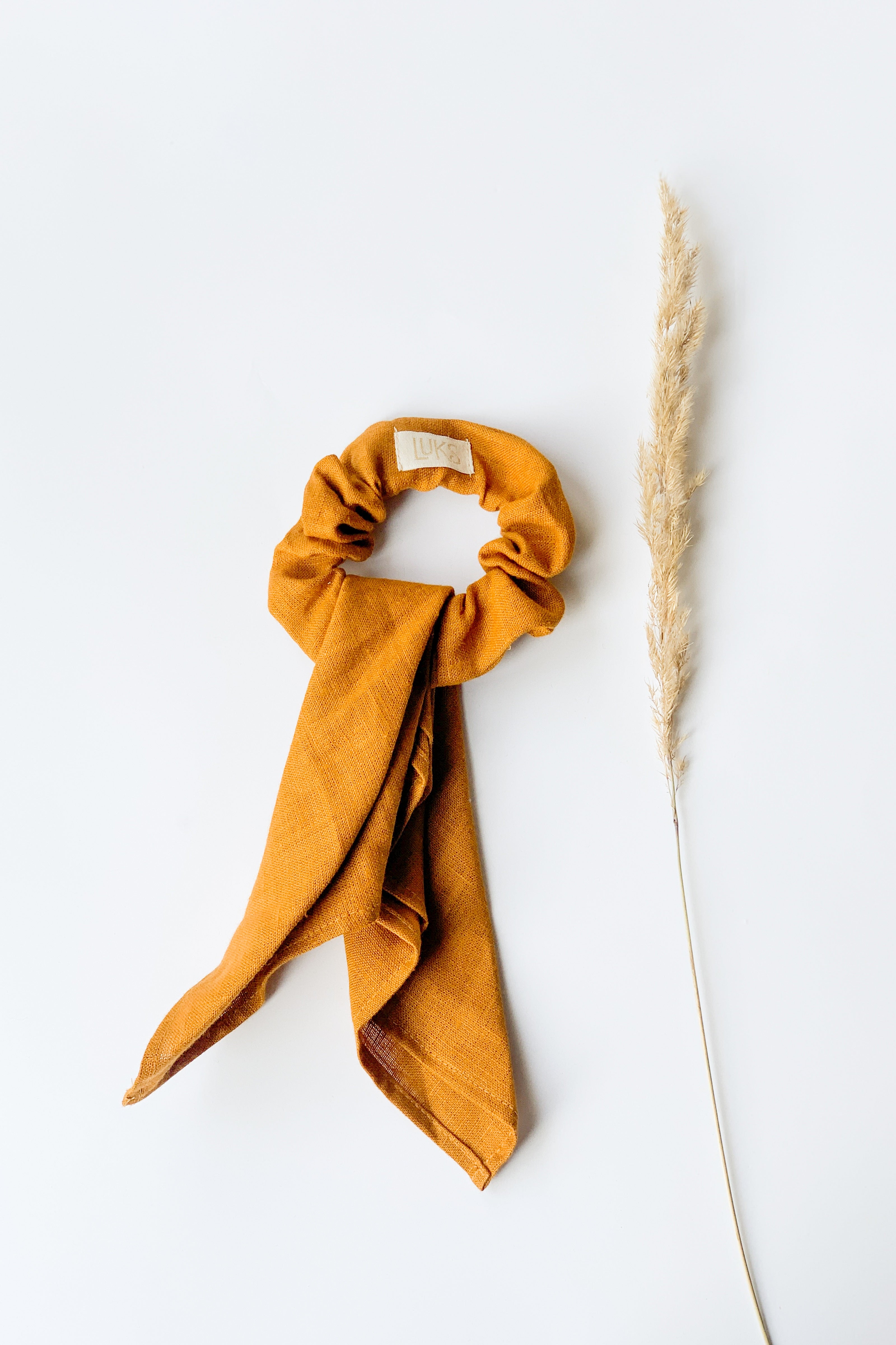 Frotka Midi z szarfą Linen Ochre