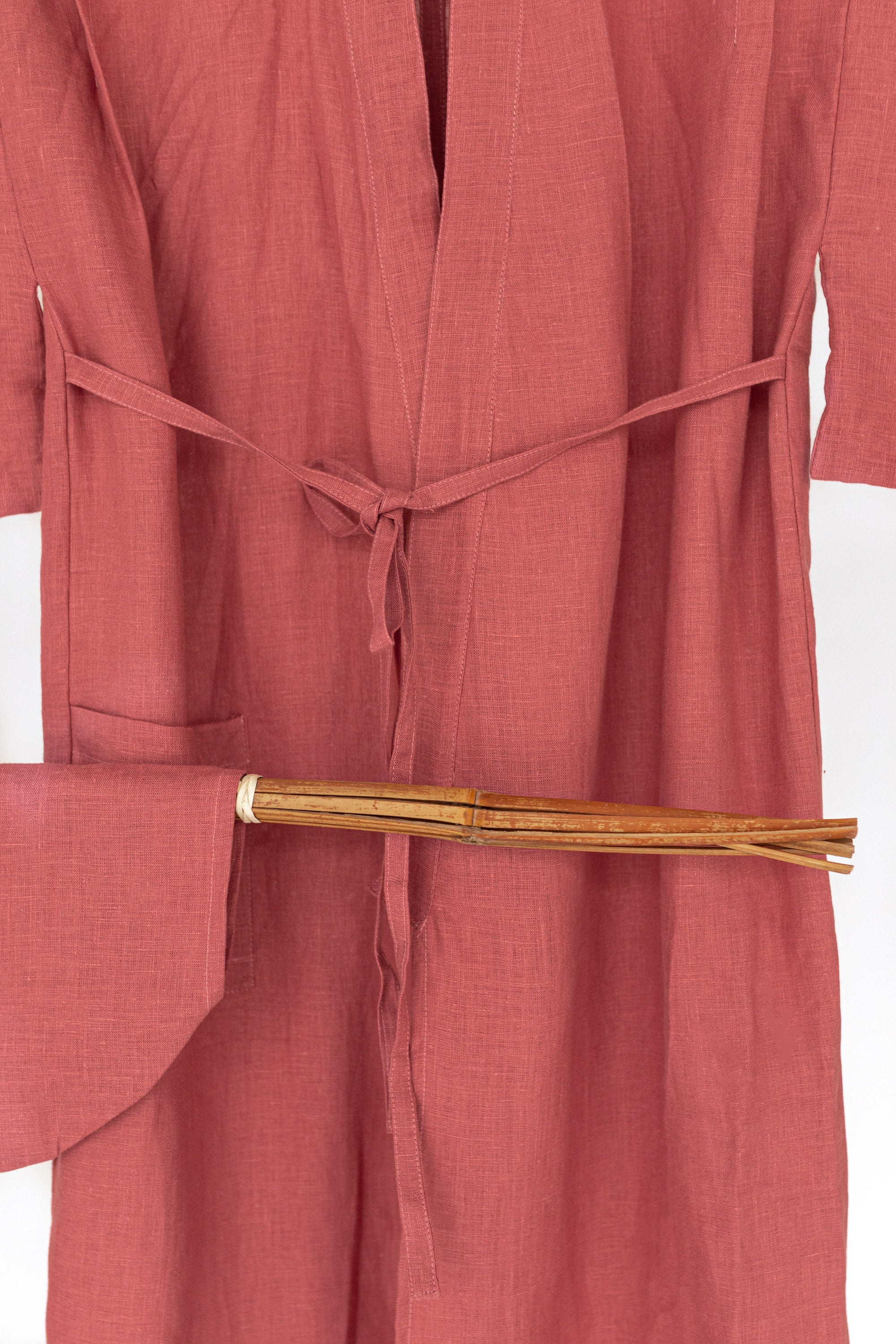 Yukata Kimono Linen Soft Cedar