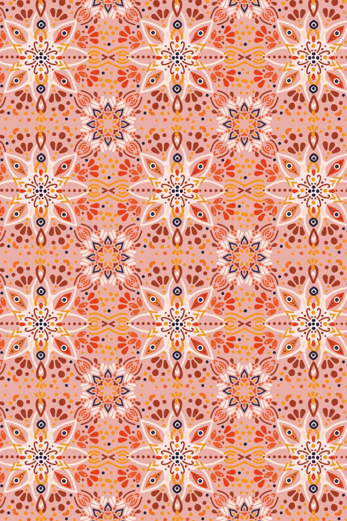 Frotka Midi z szarfą Arabic Paisley