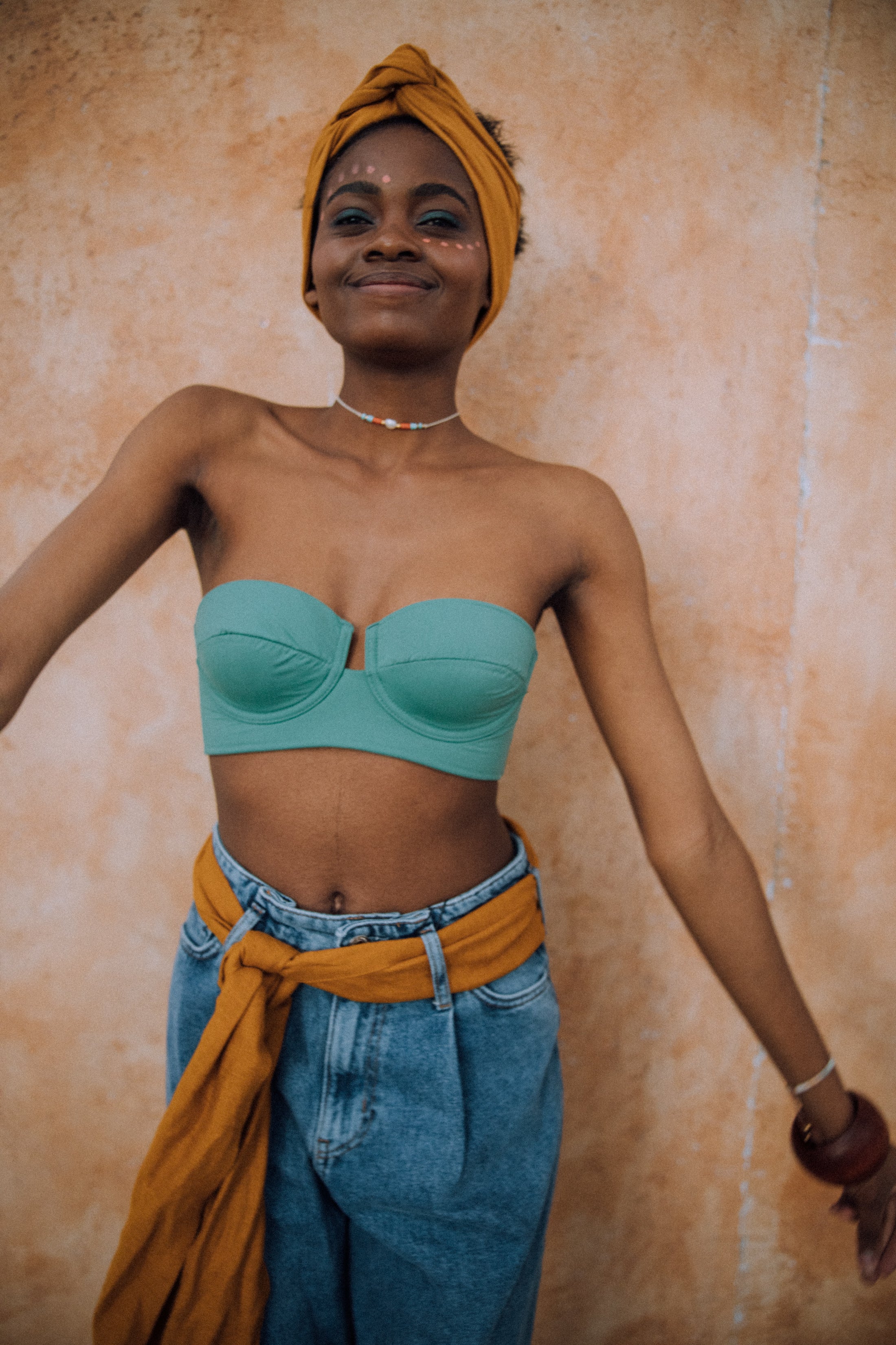 Head & Body Wrap Linen Ochre