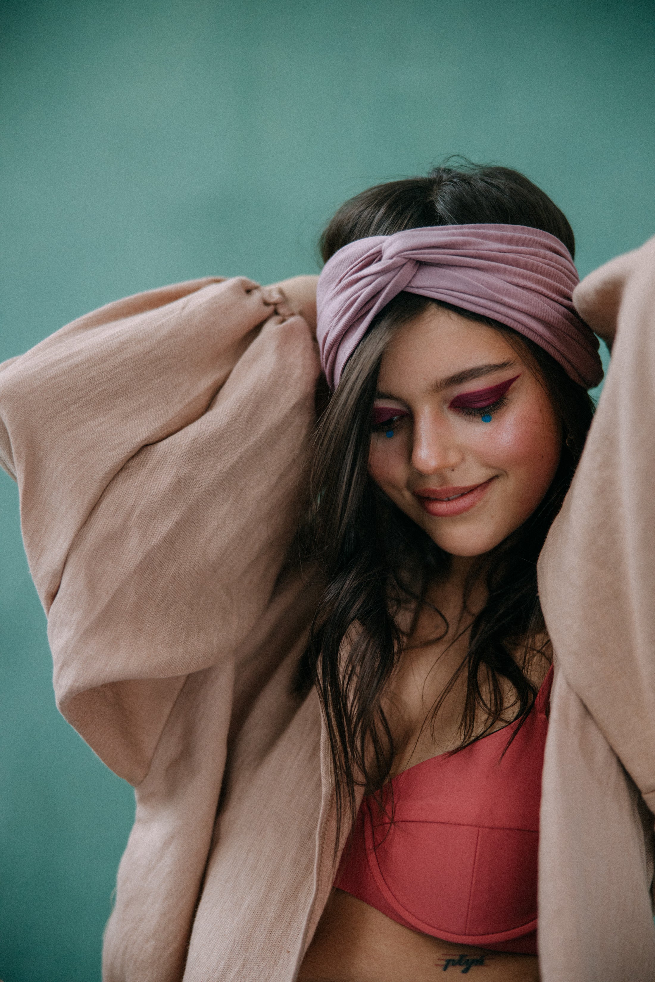 Turband Maxi Bamboo Light Think Pink