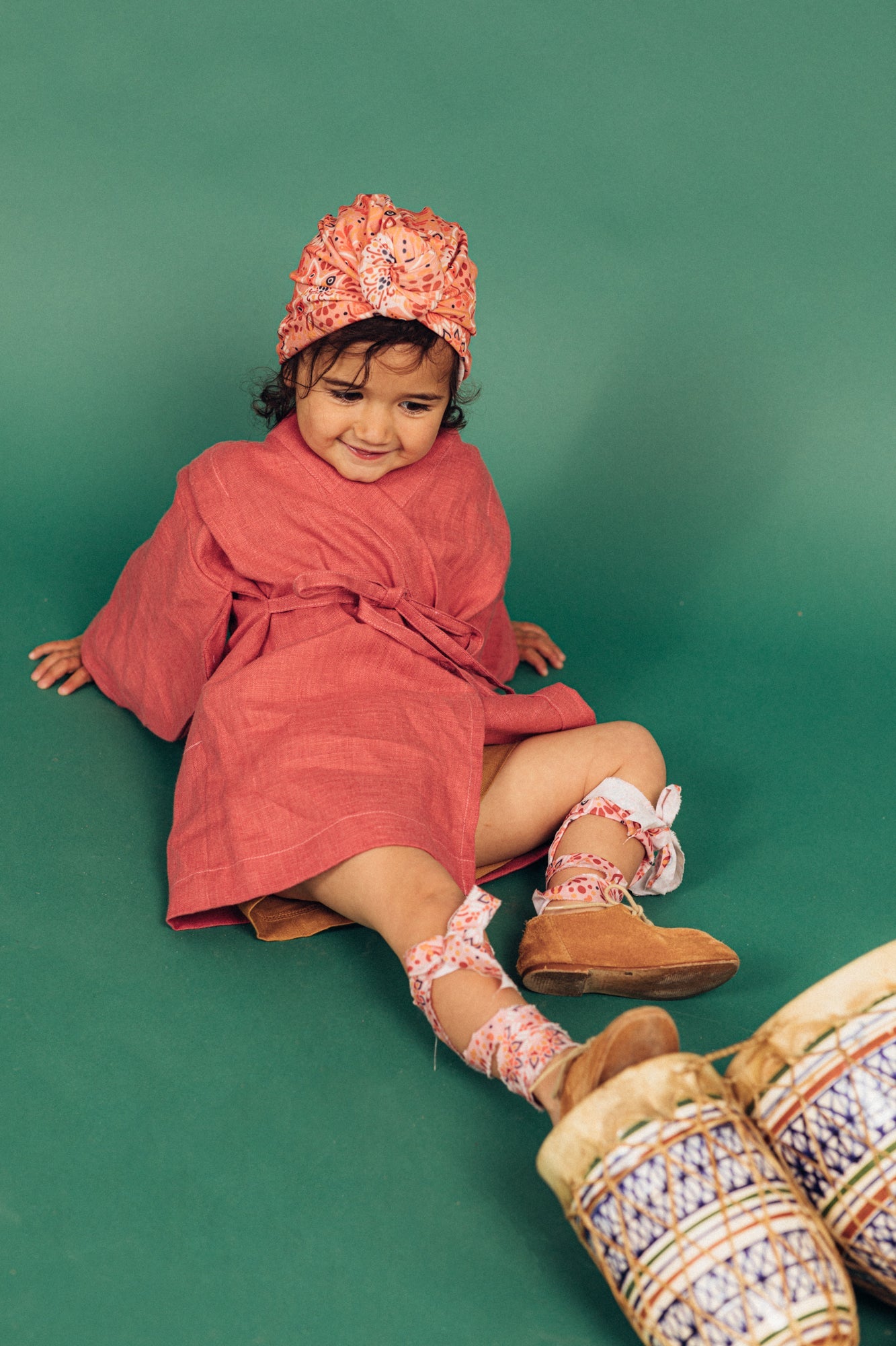 Yukata Kimono Linen Soft Cedar