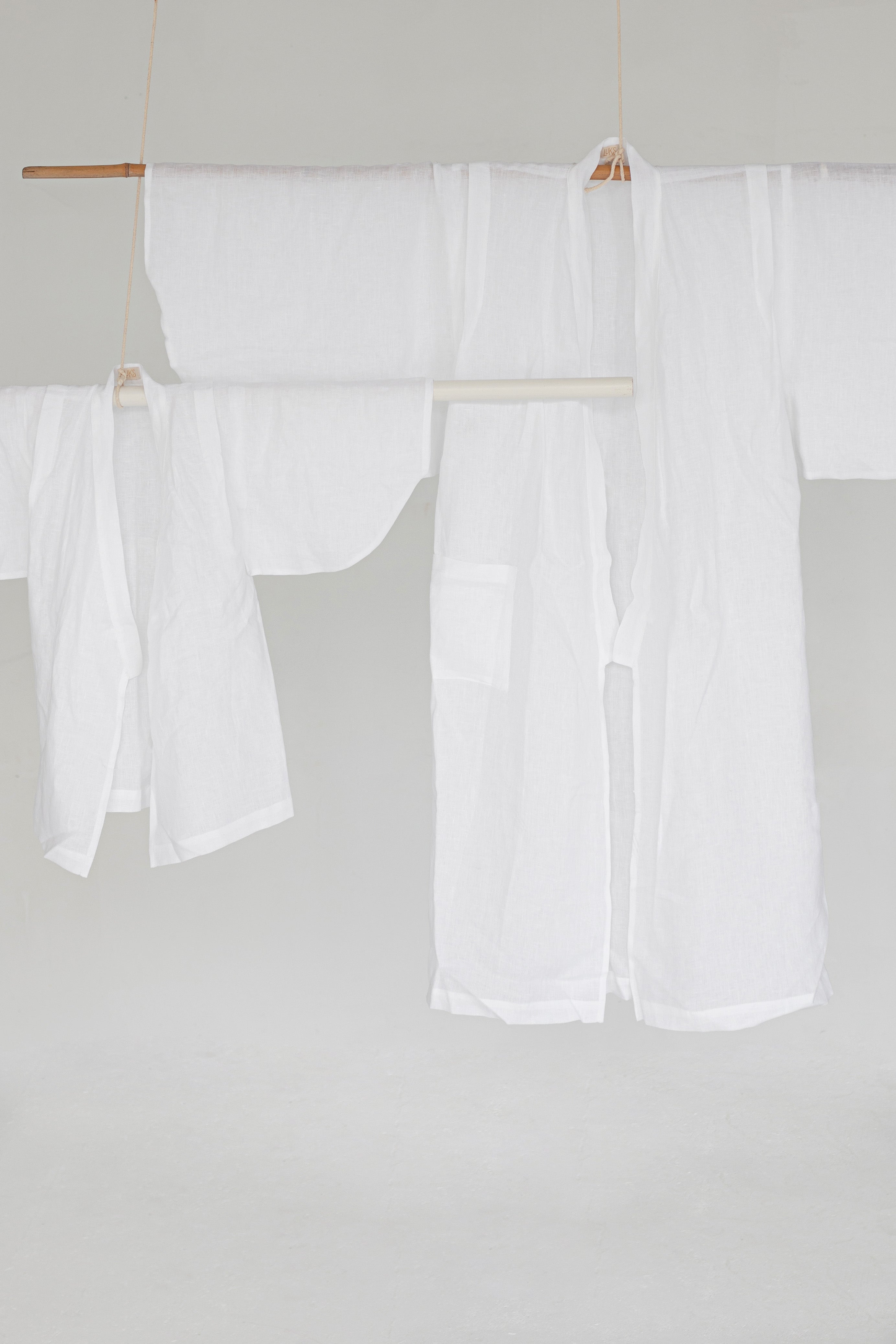 Yukata Kimono Linen White