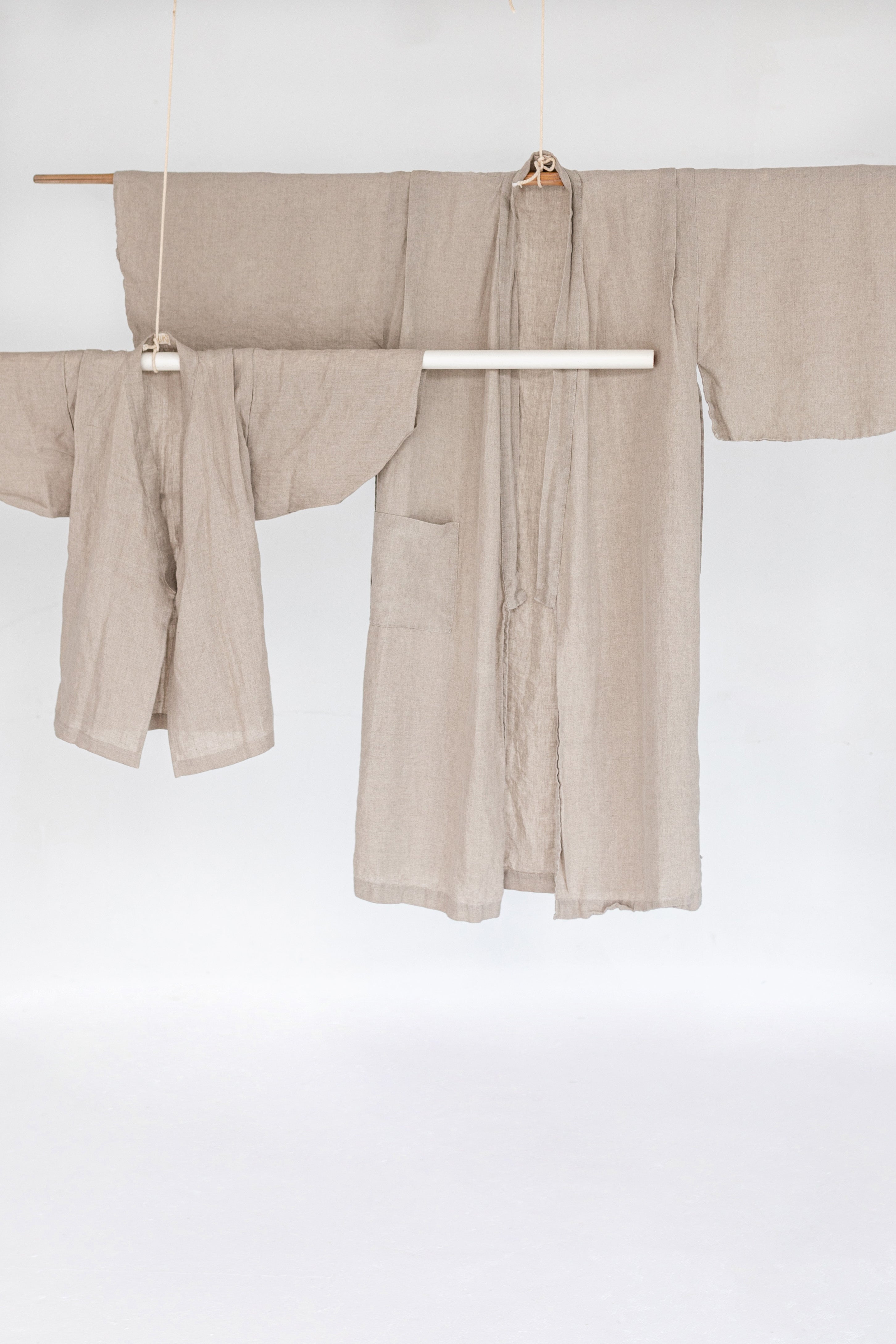 Yukata Kimono Linen Natural
