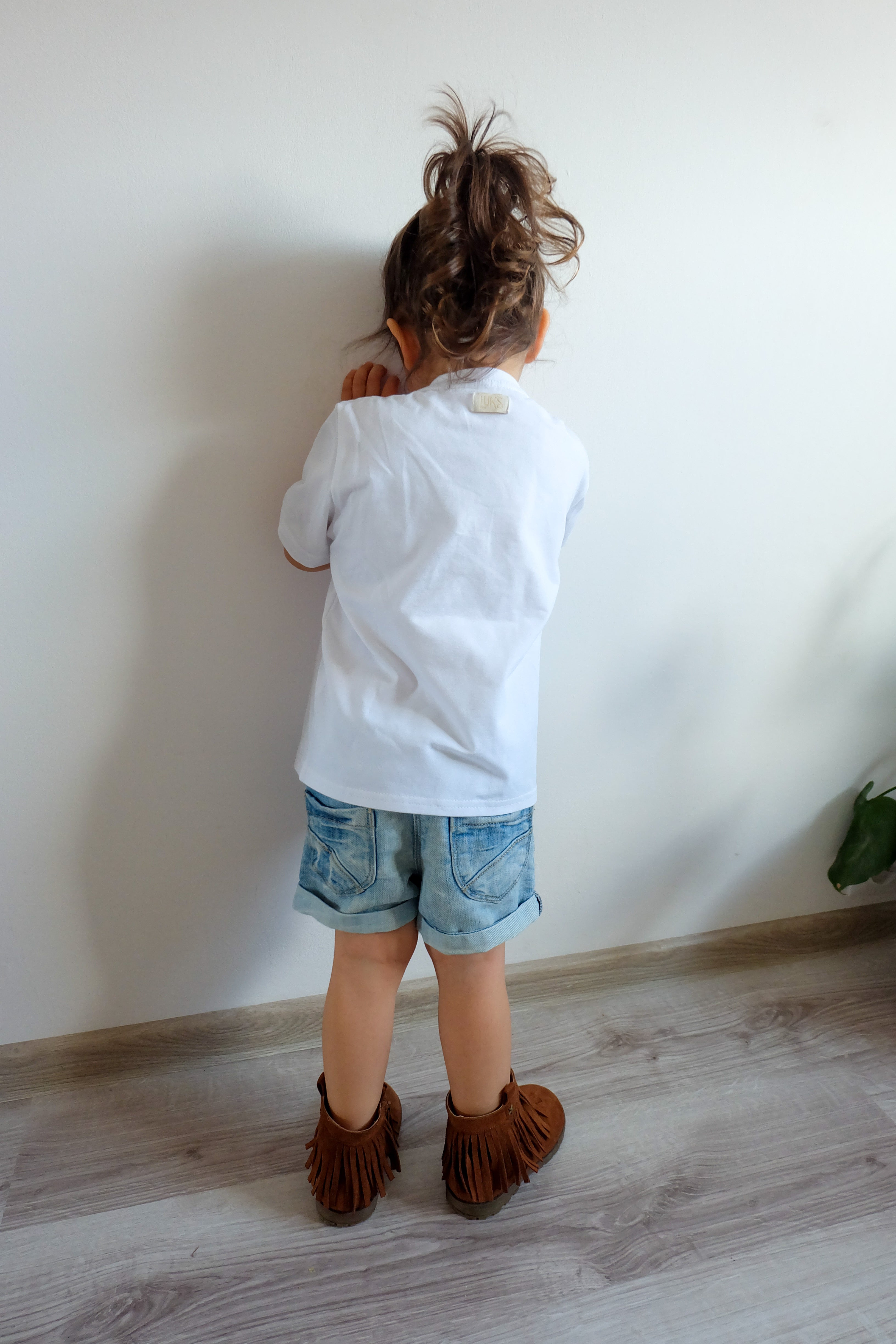 Oversize T-shirt Organic White Kids SALE