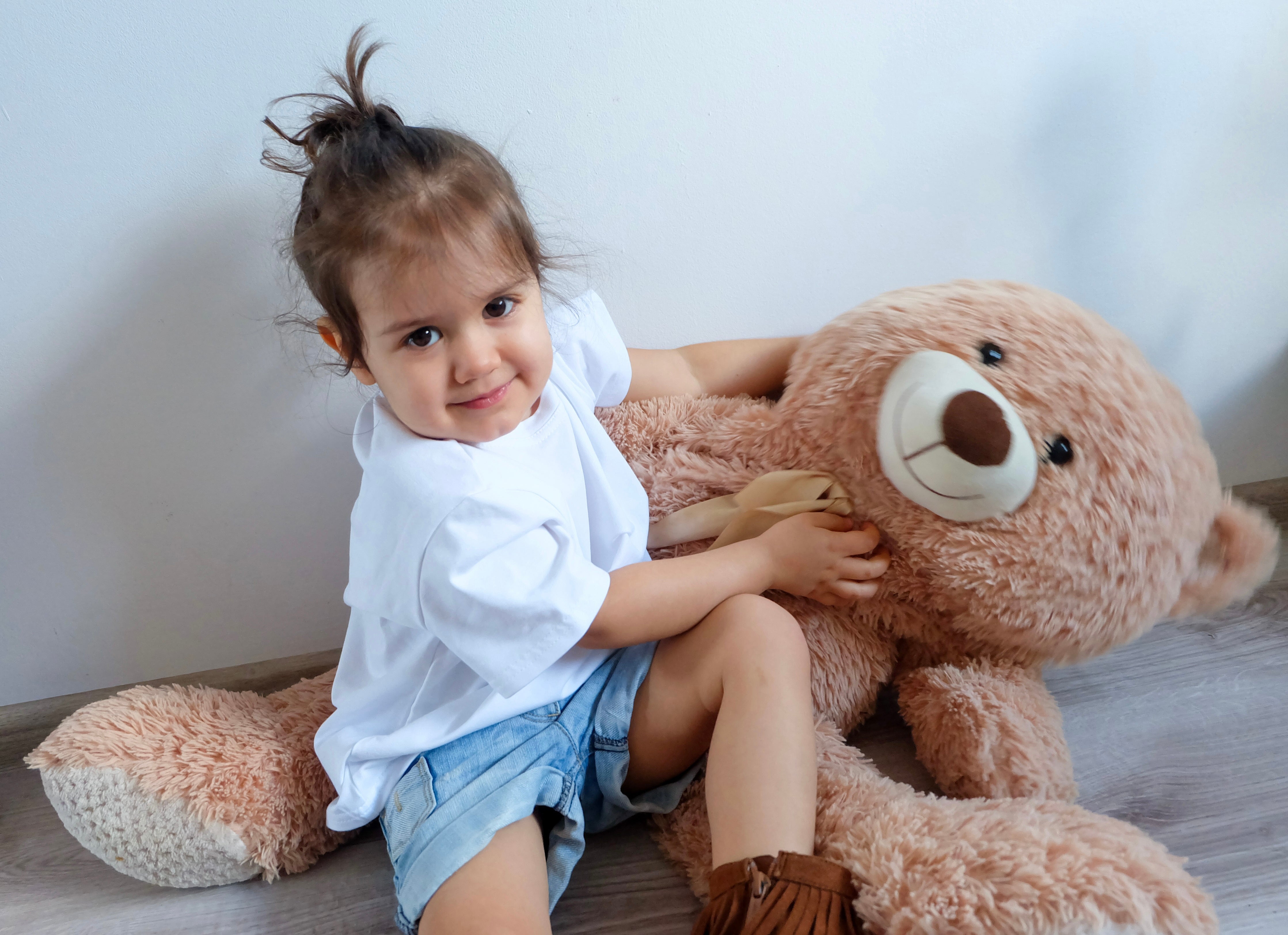 Oversize T-shirt Organic White Kids SALE