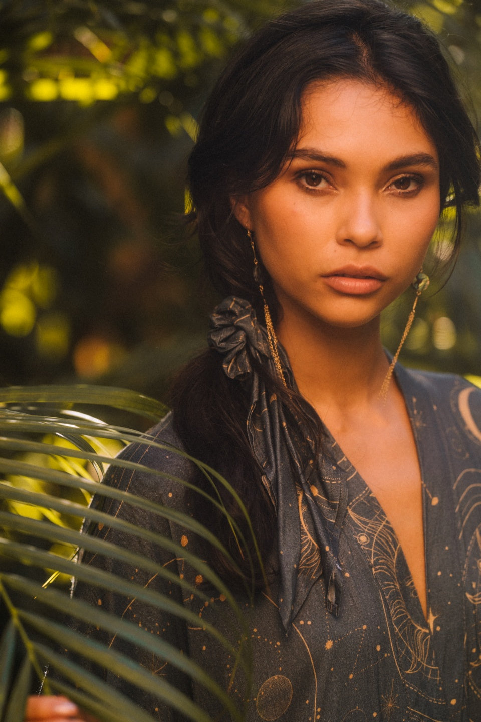 Frotka Midi z szarfą Embrace The Mystery Dark