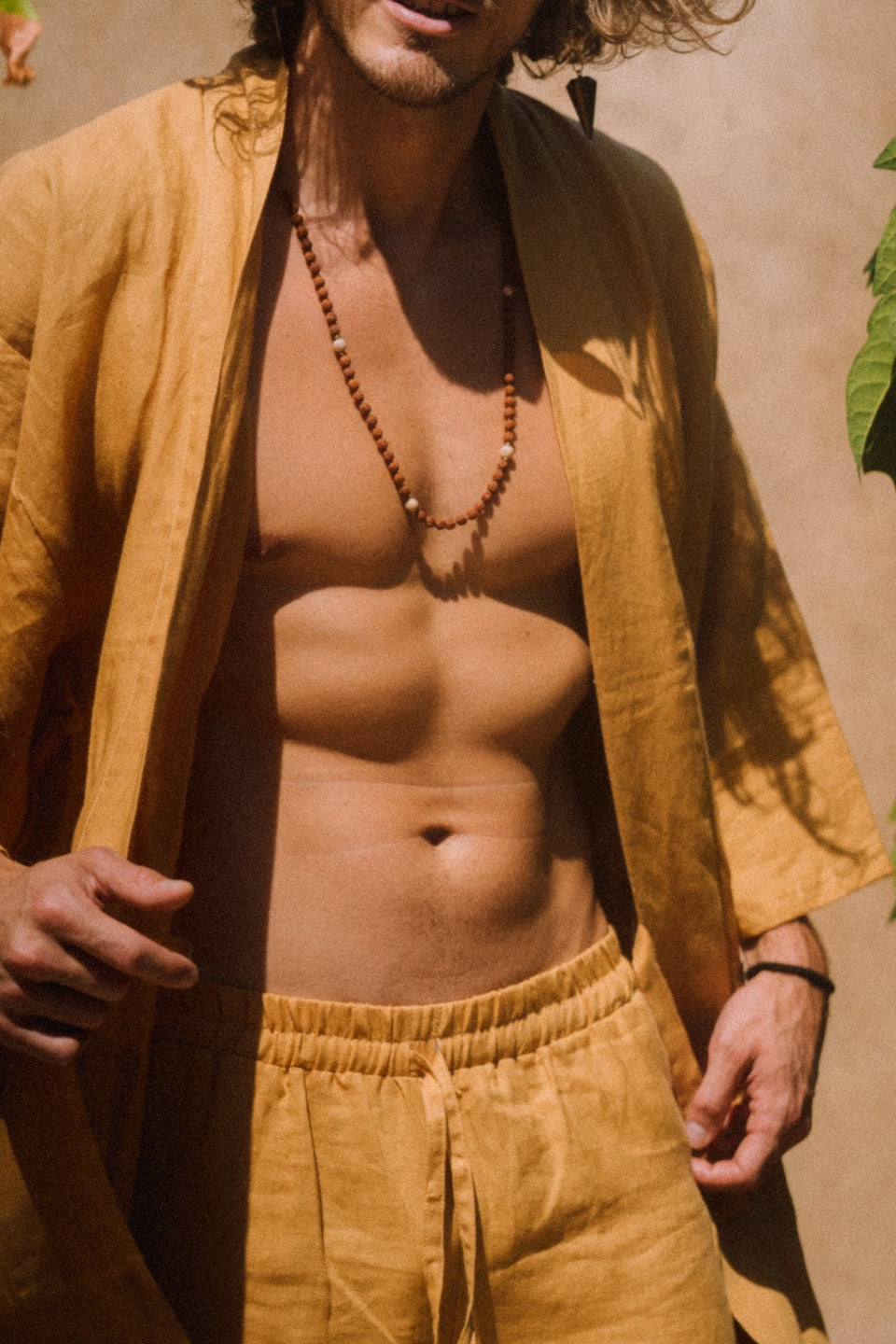 OD RĘKI Hakama For Him Linen Caramel