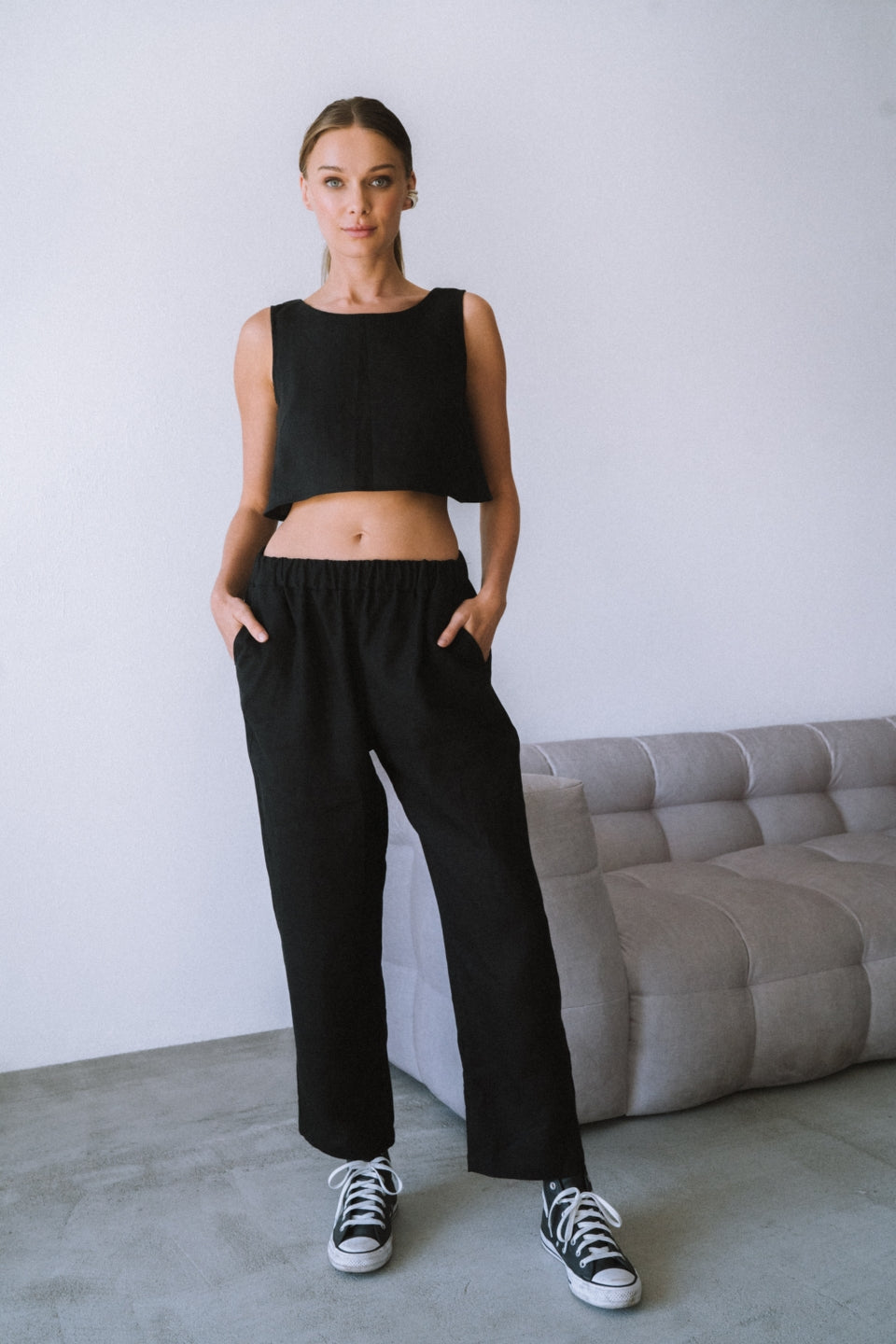 OD RĘKI Puchi Pants Linen - Wybierz Swój Kolor