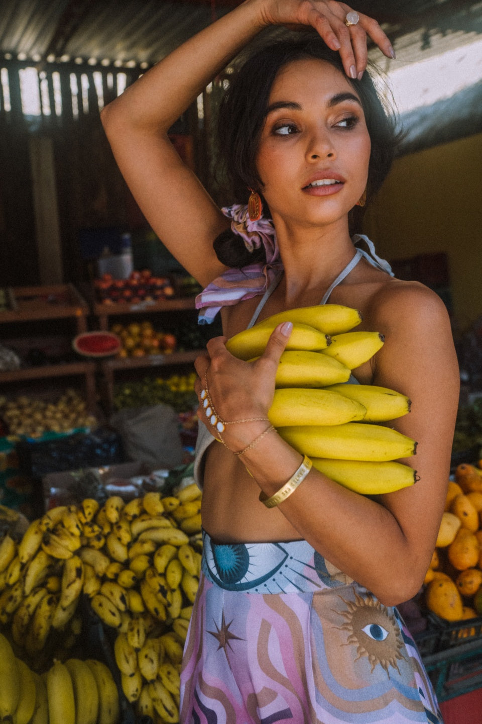 Frotka Midi z szarfą Trust Your Soul