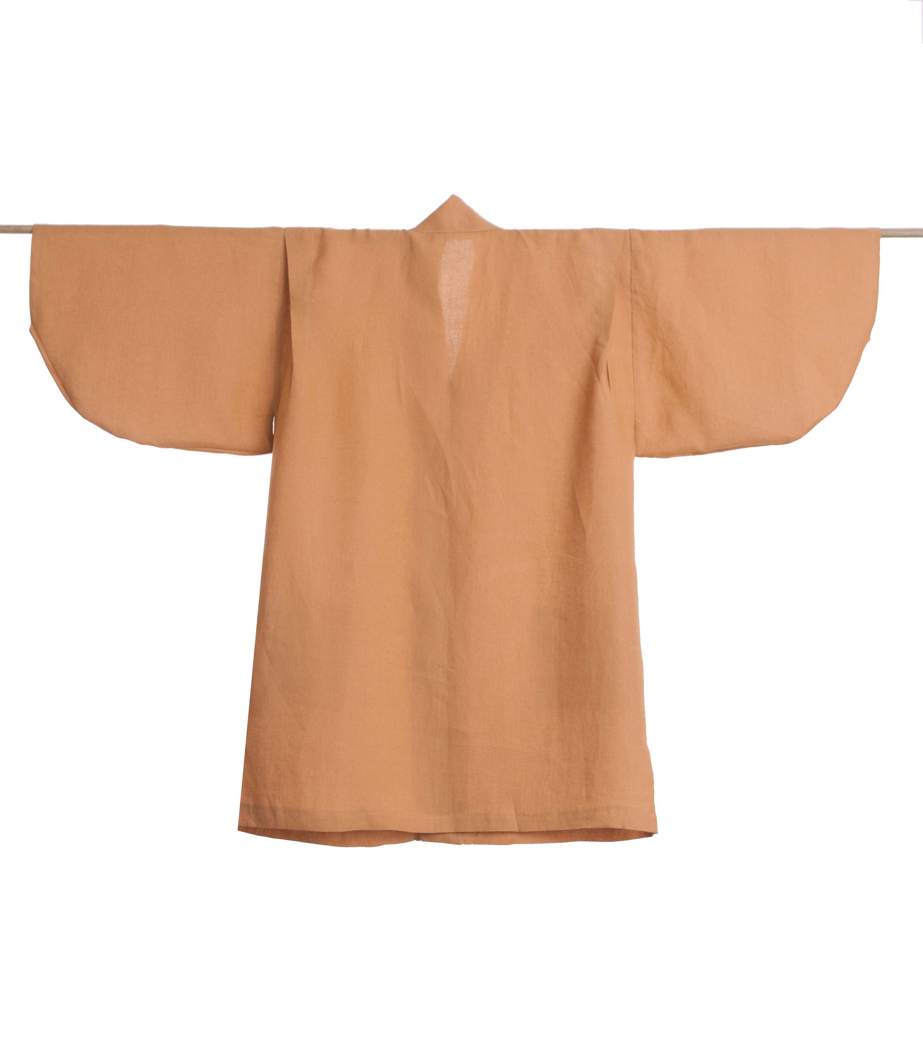 Haori Kimono For Him Linen Caramel