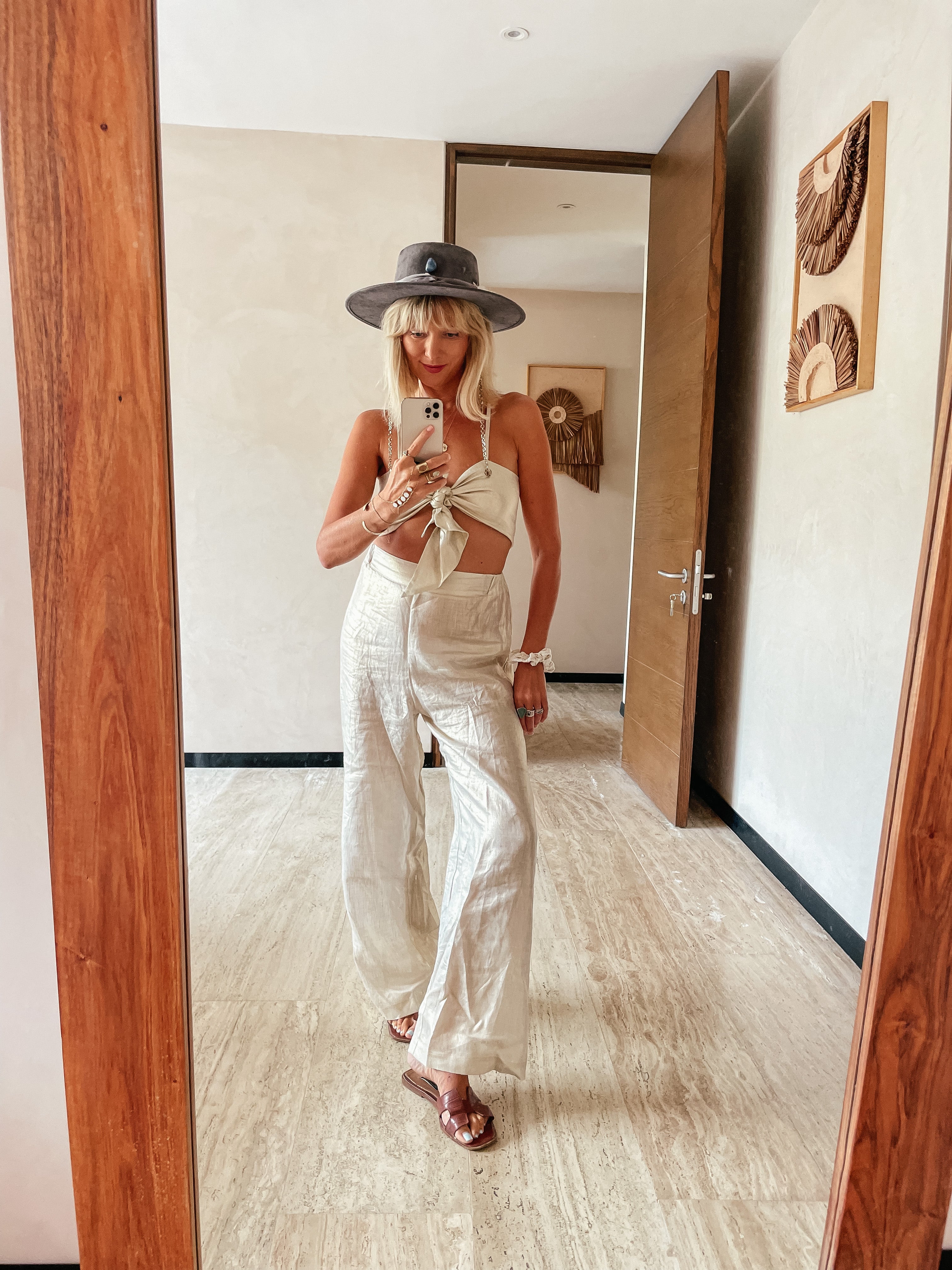 Spodnie Golden Linen