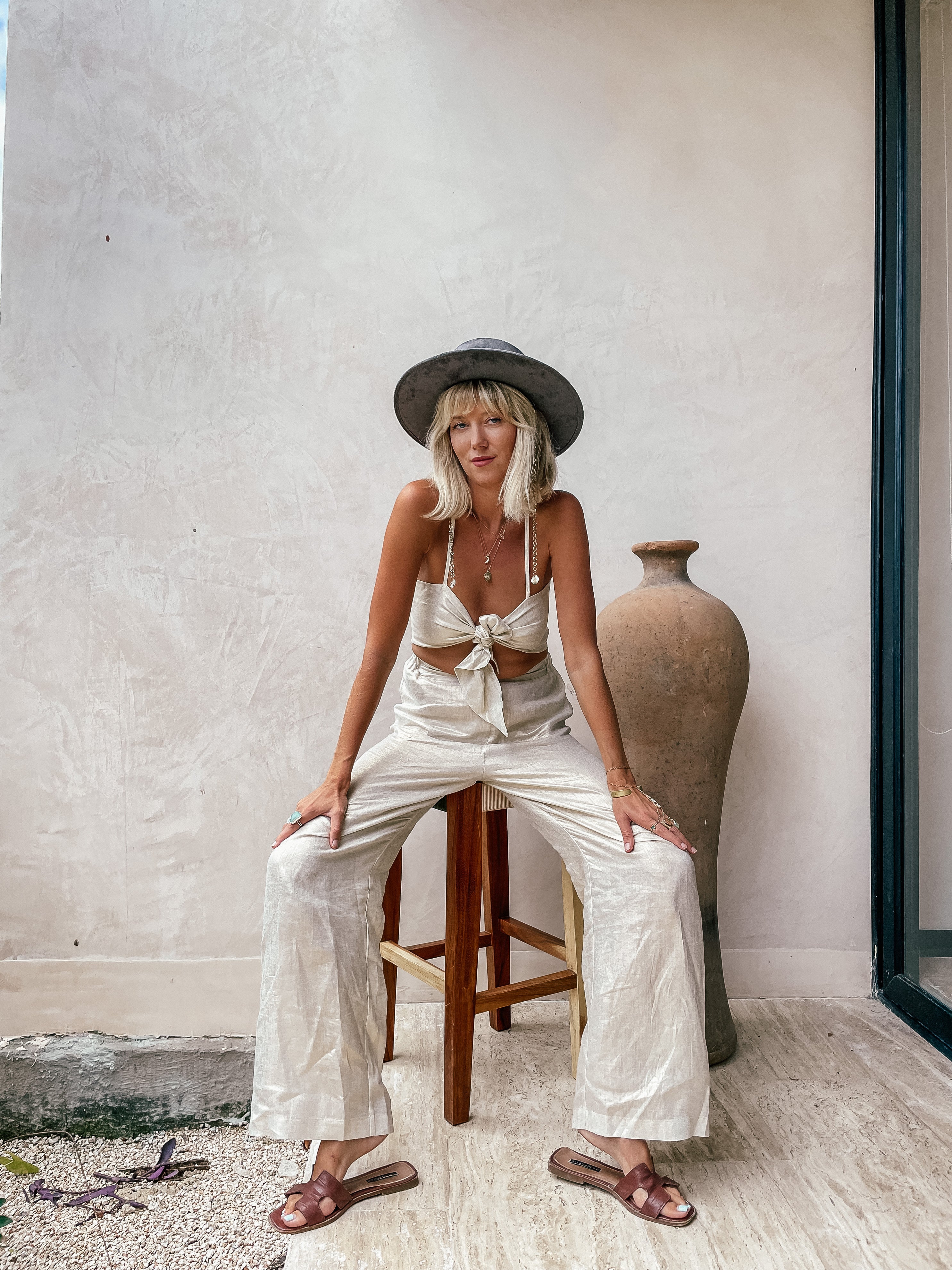 Spodnie Golden Linen