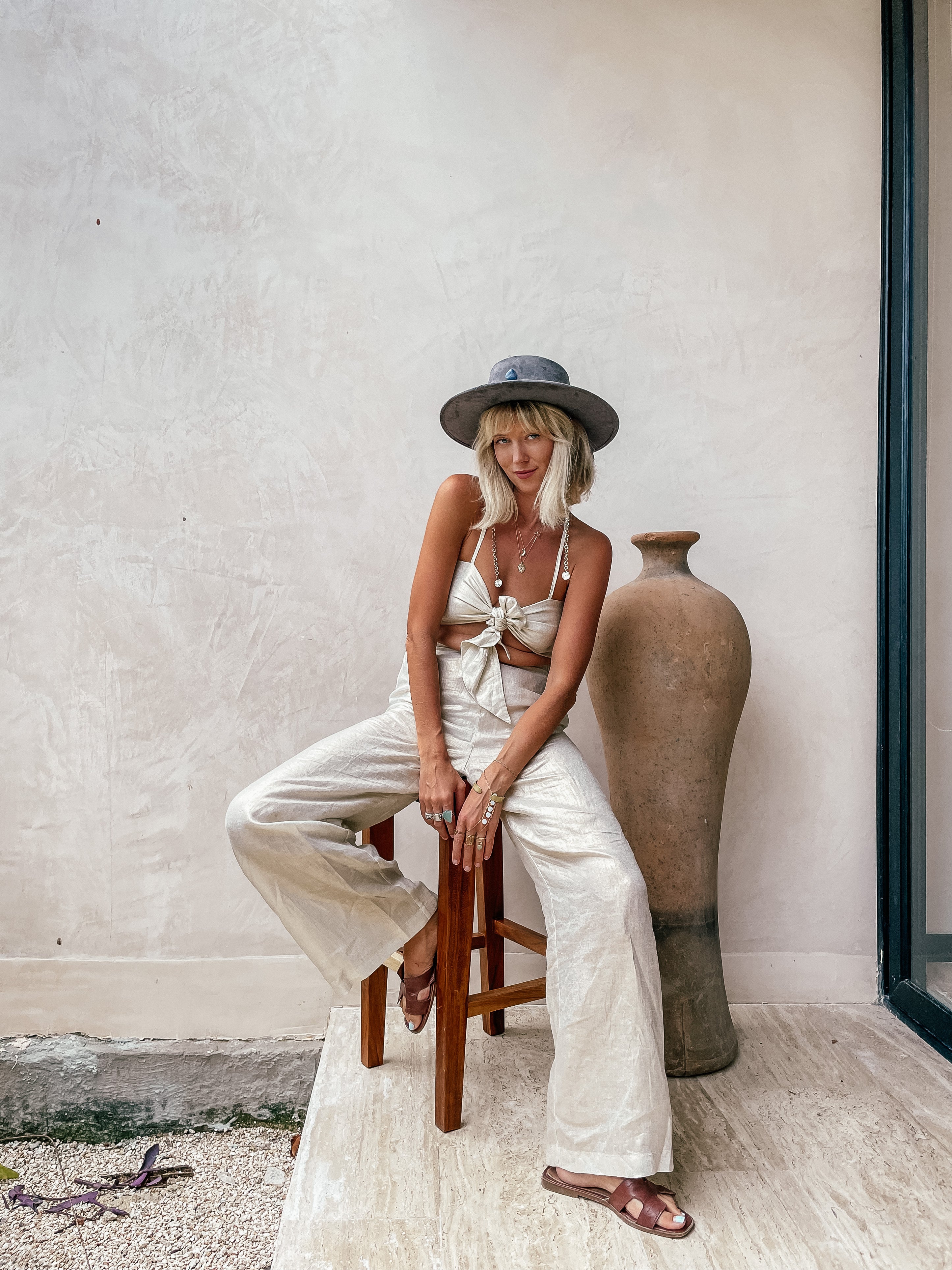 Spodnie Golden Linen