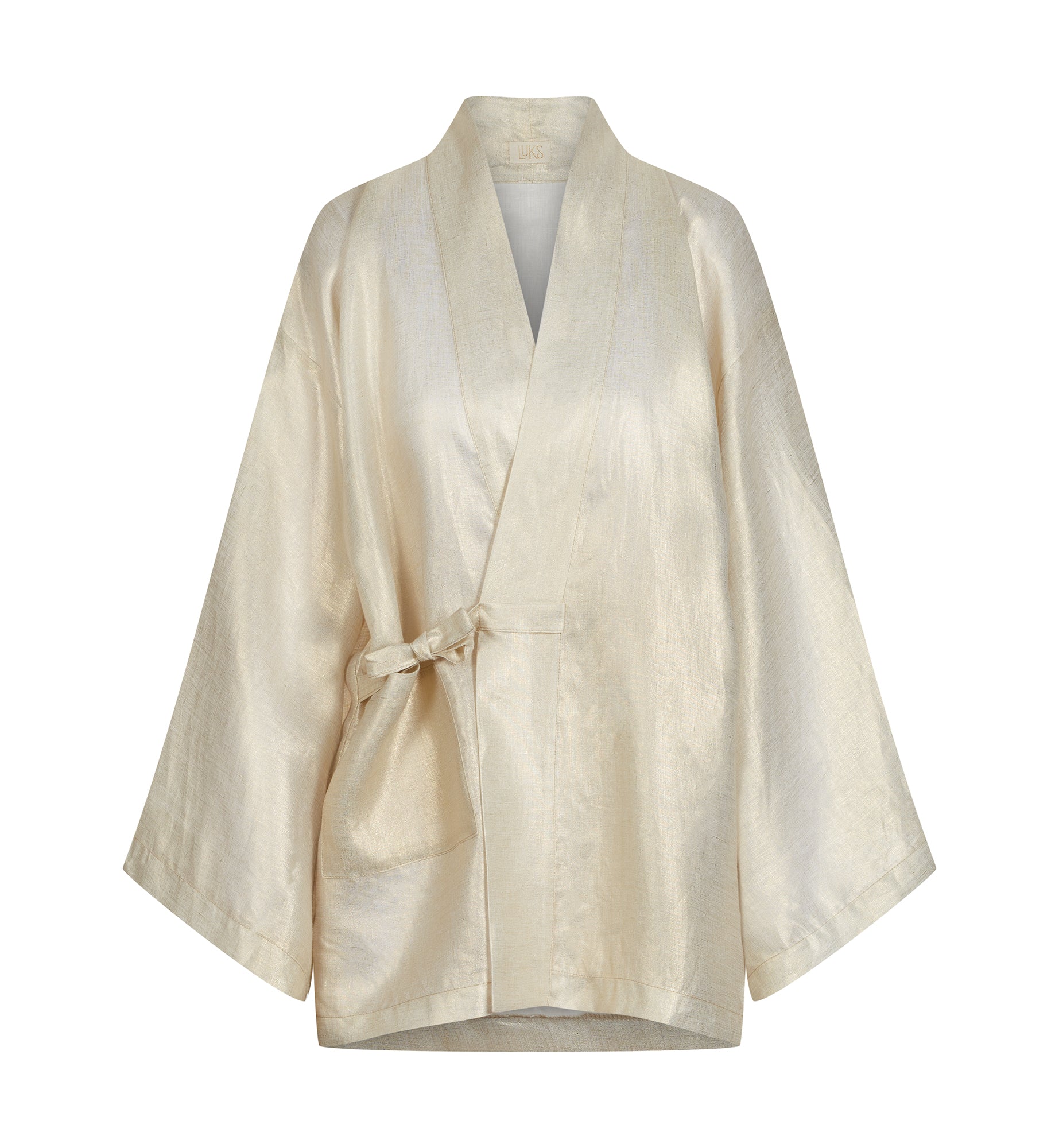 Furisode Short Kimono Golden Zodiac