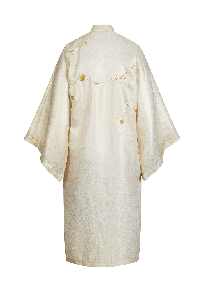 Furisode Kimono Golden Zodiac