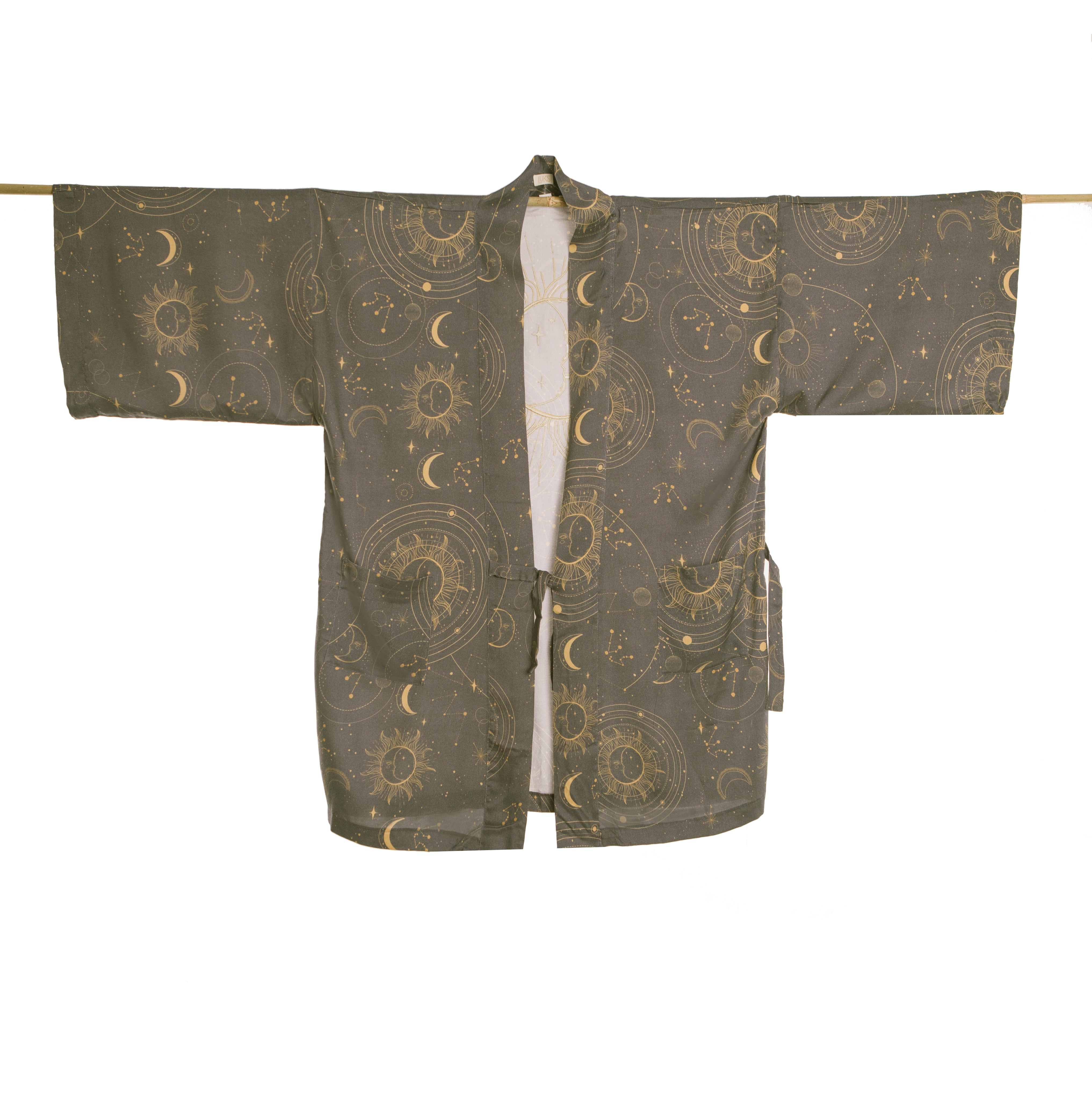 Kinagashi Kimono For Him Embrace The Mystery Dark