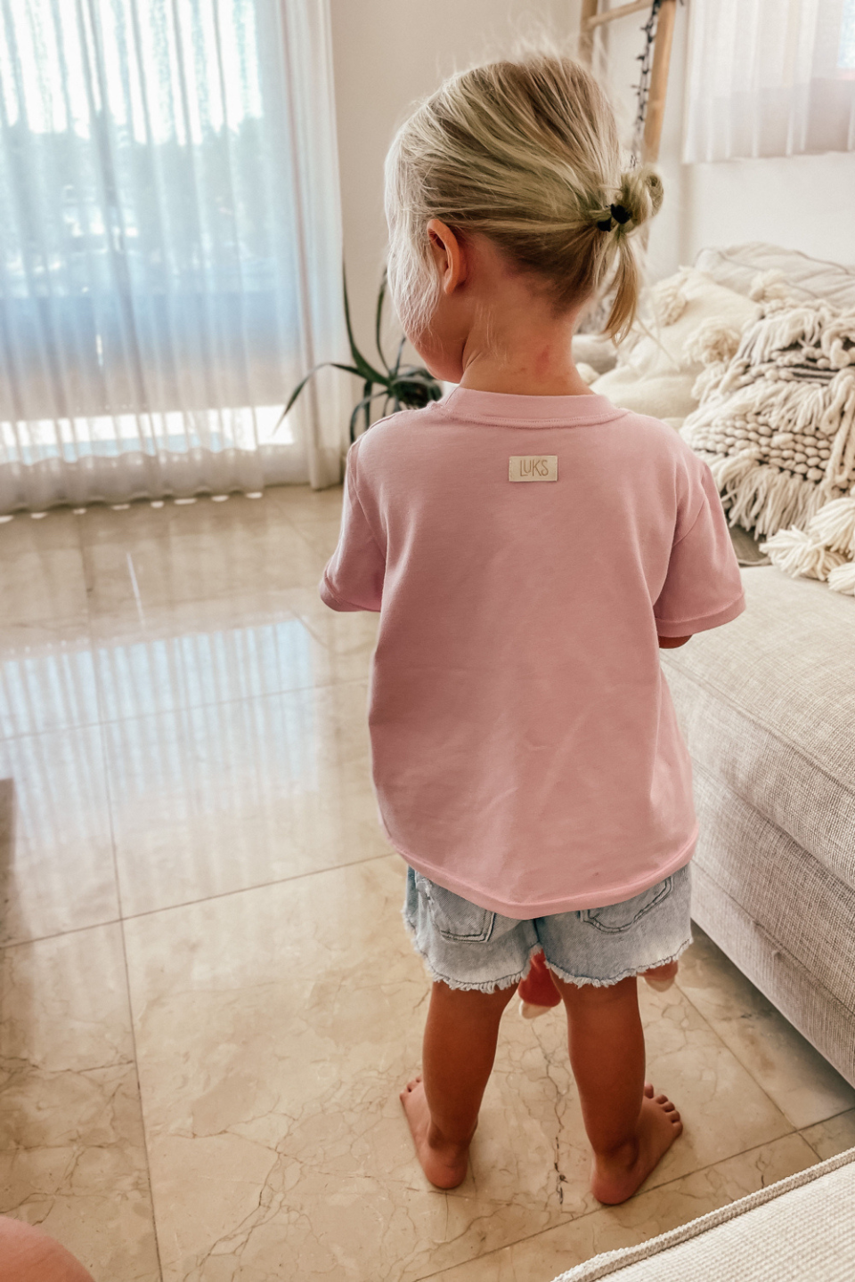 Oversize T-shirt Vintage Rose Kids