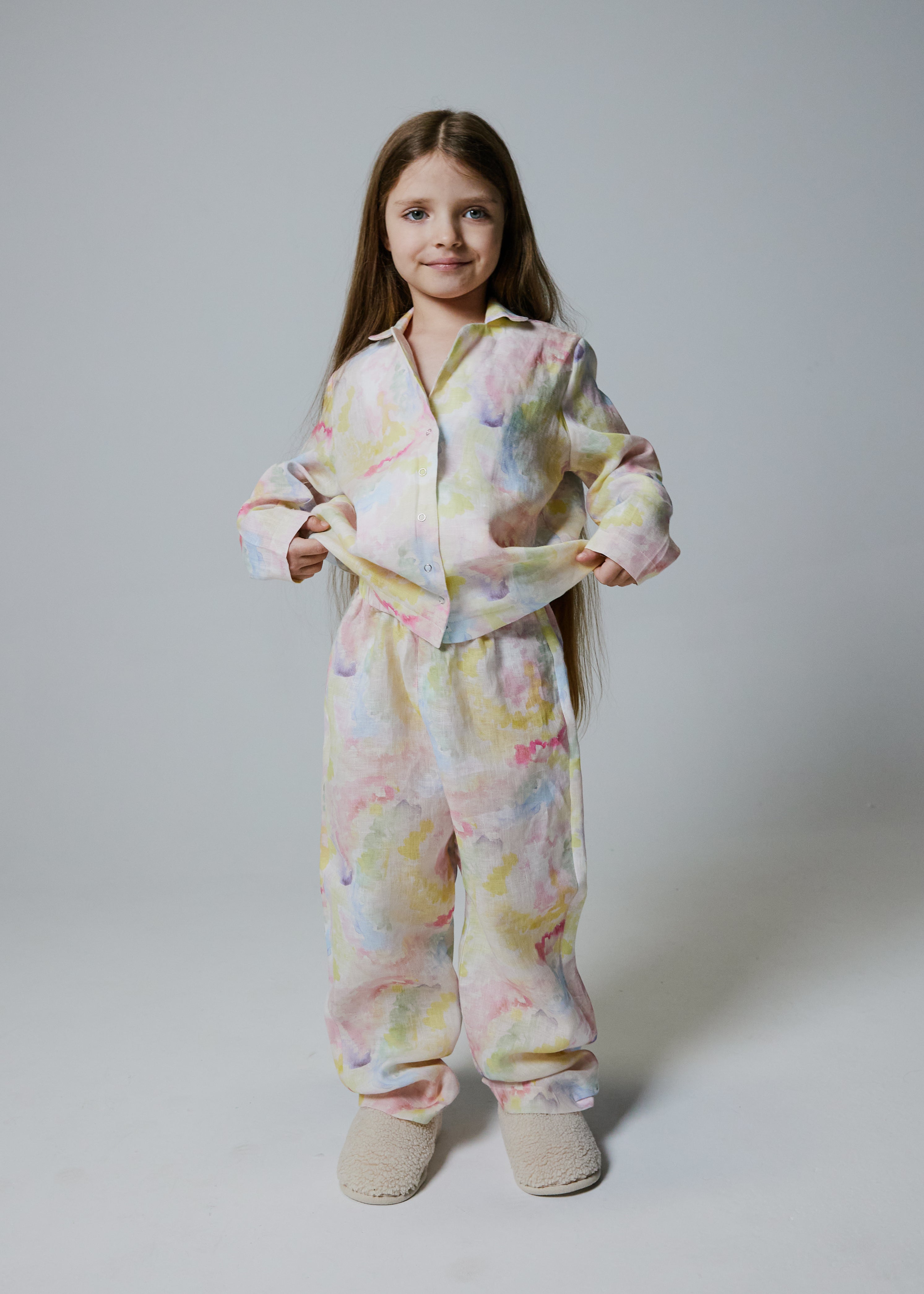 Piżama lniana Amor Puro