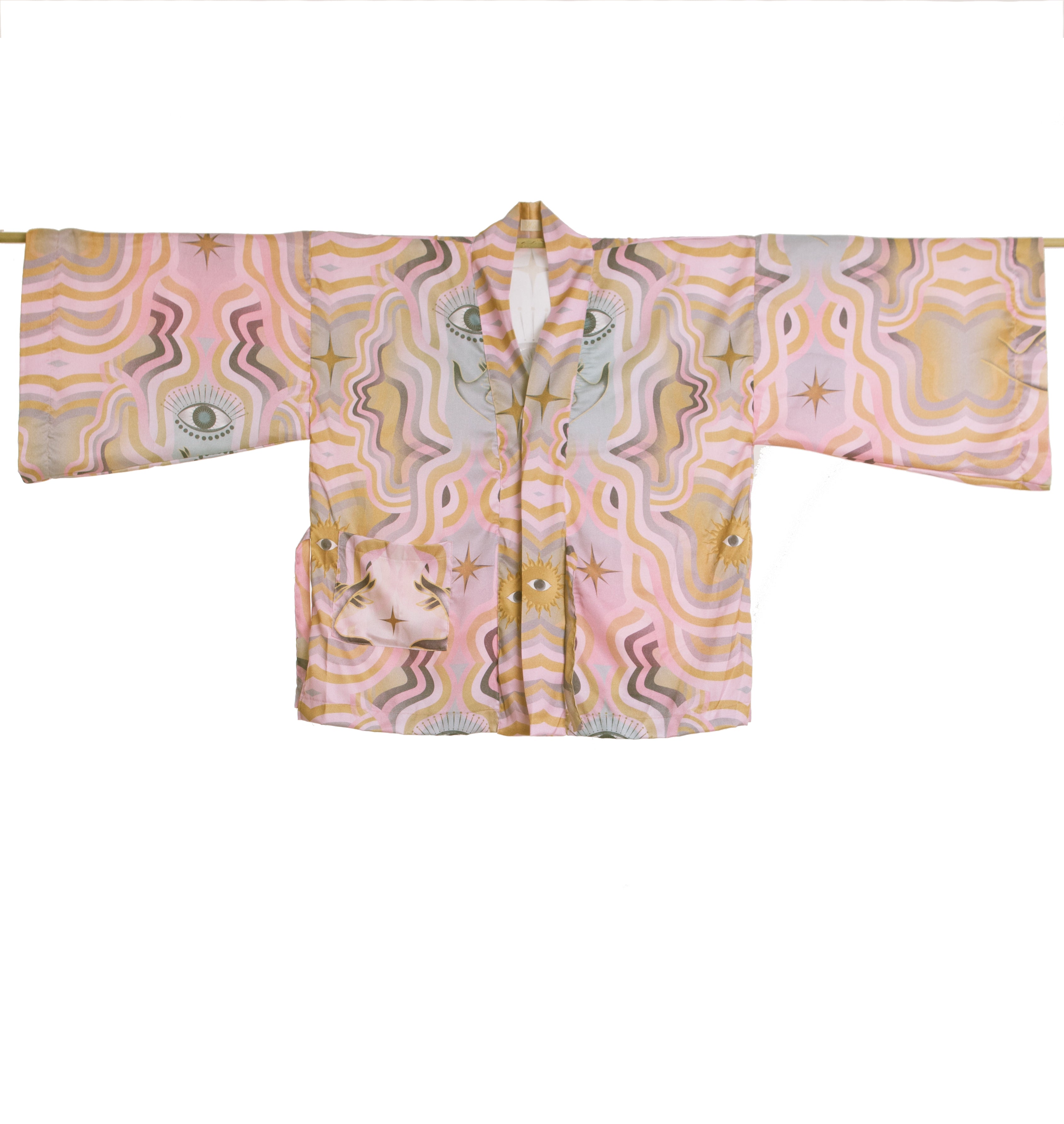 Furisode Short Kimono Trust Your Soul