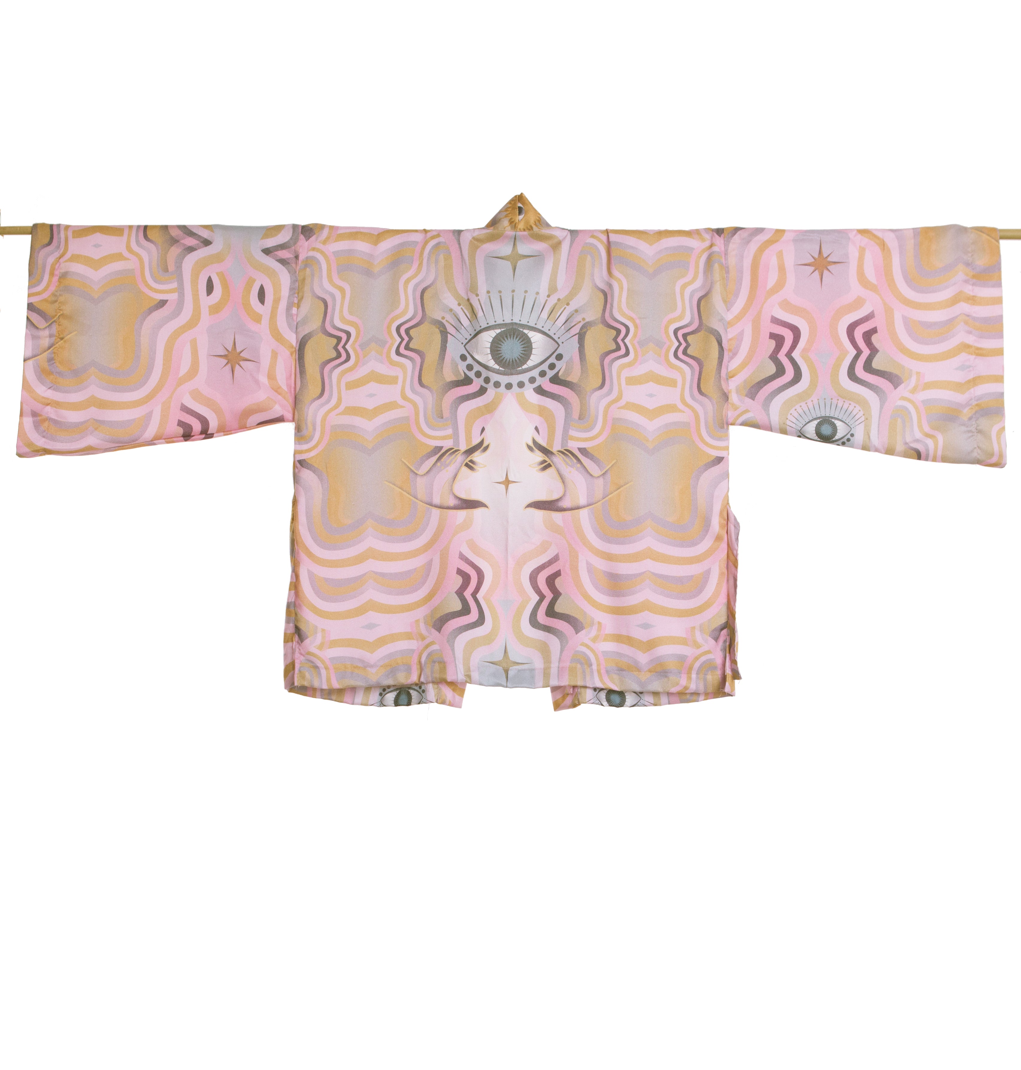 Furisode Short Kimono Trust Your Soul