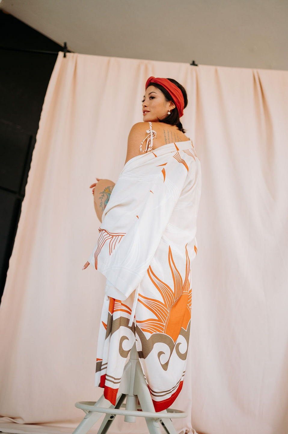 OD RĘKI Furisode Kimono Alma