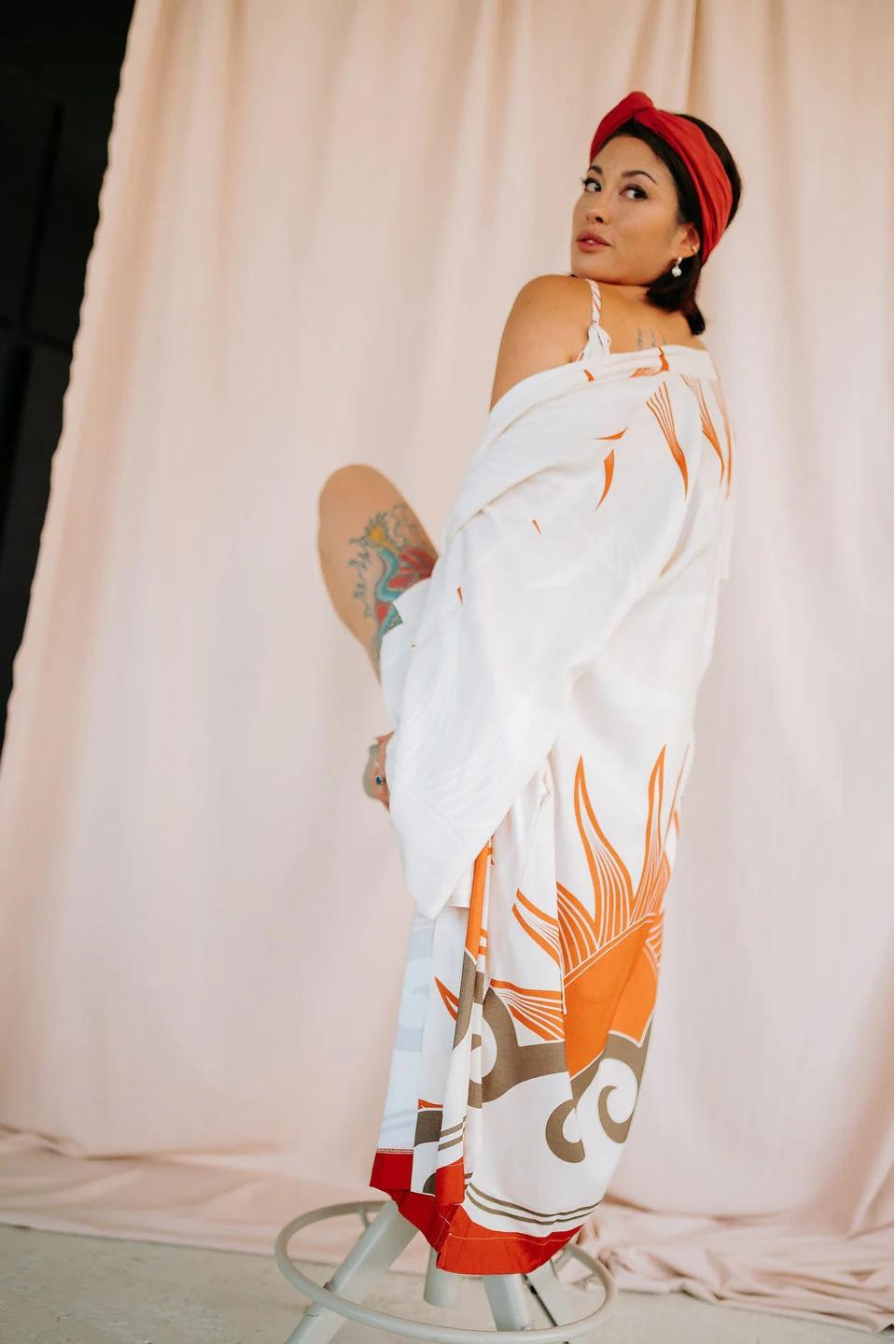 OD RĘKI Furisode Kimono Alma