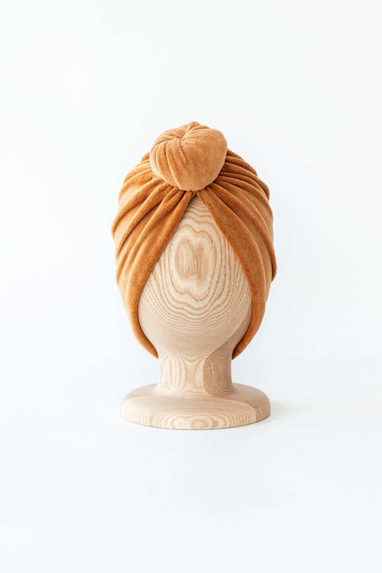 Turban No.2 Velvet Golden Ochre