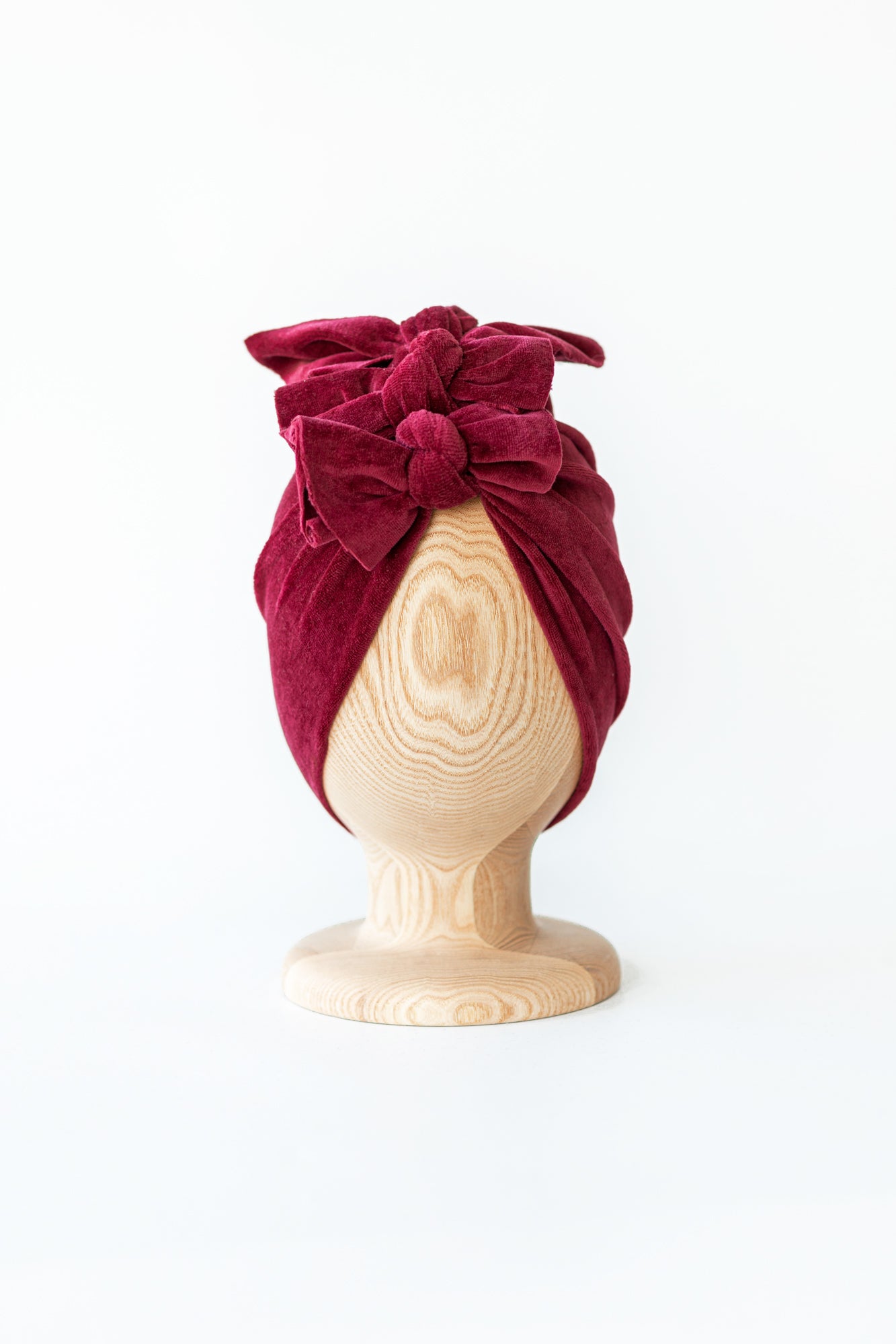 Turban No.3 Velvet Crimson Red