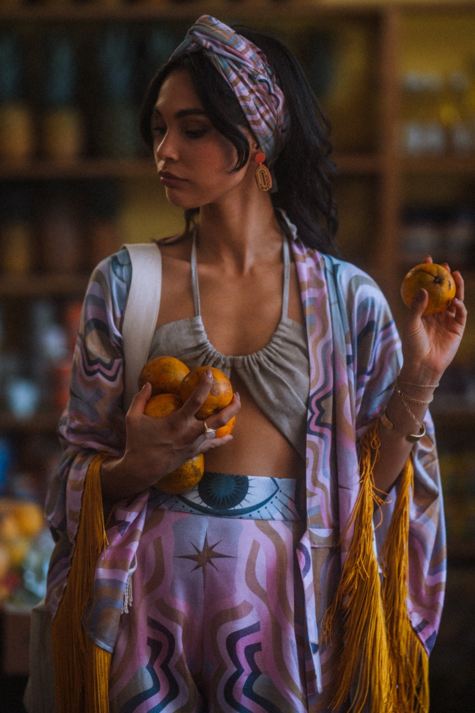 Furisode Short Kimono Trust Your Soul