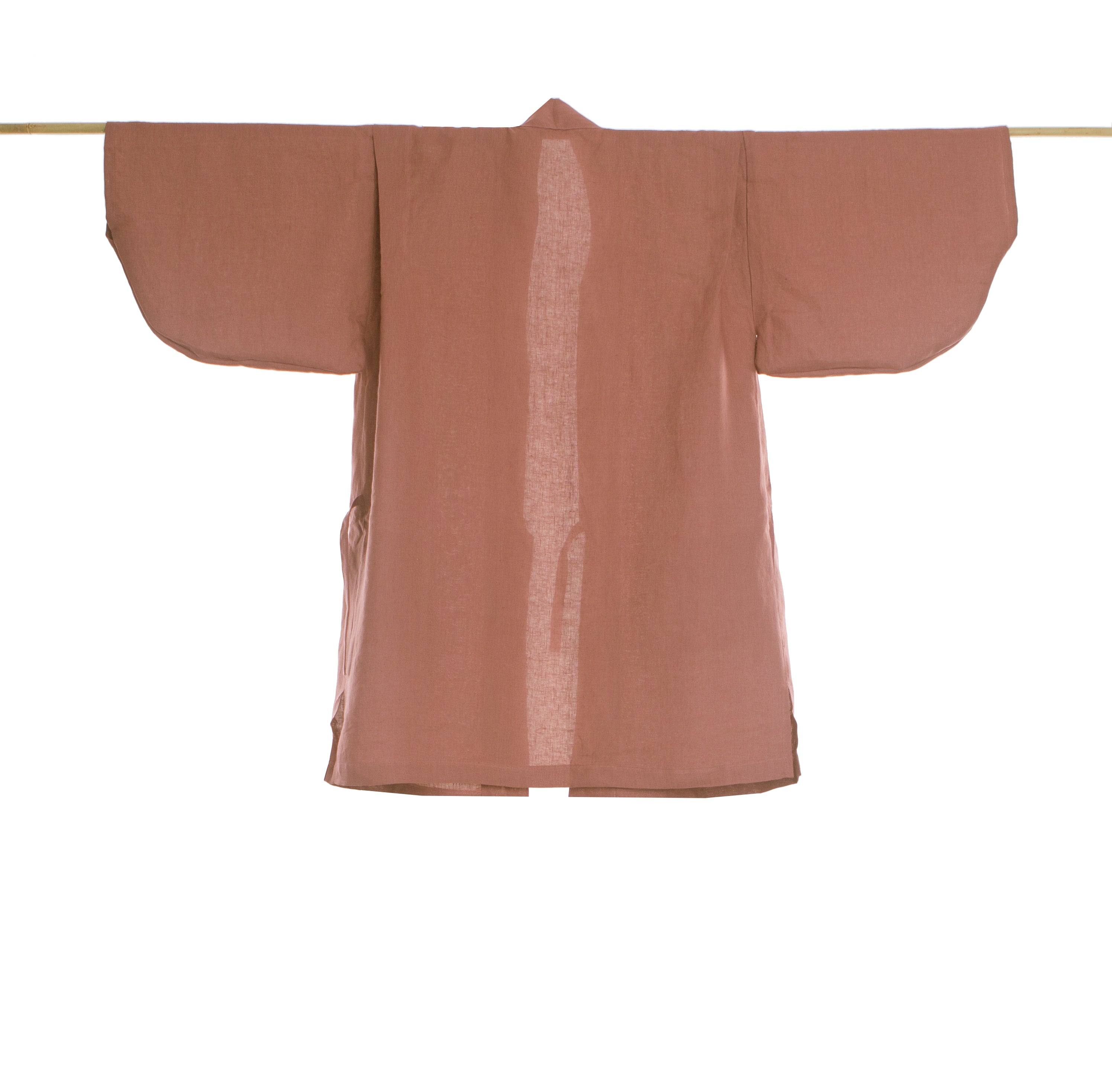 Haori Kimono For Him Linen Plum