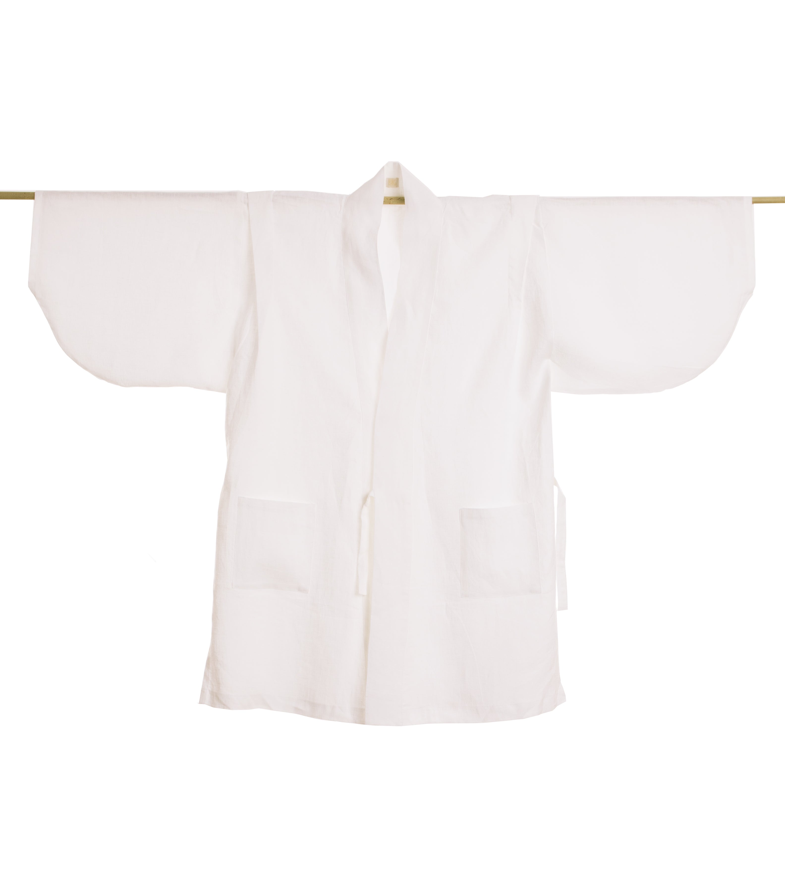 Haori Kimono For Him Linen White