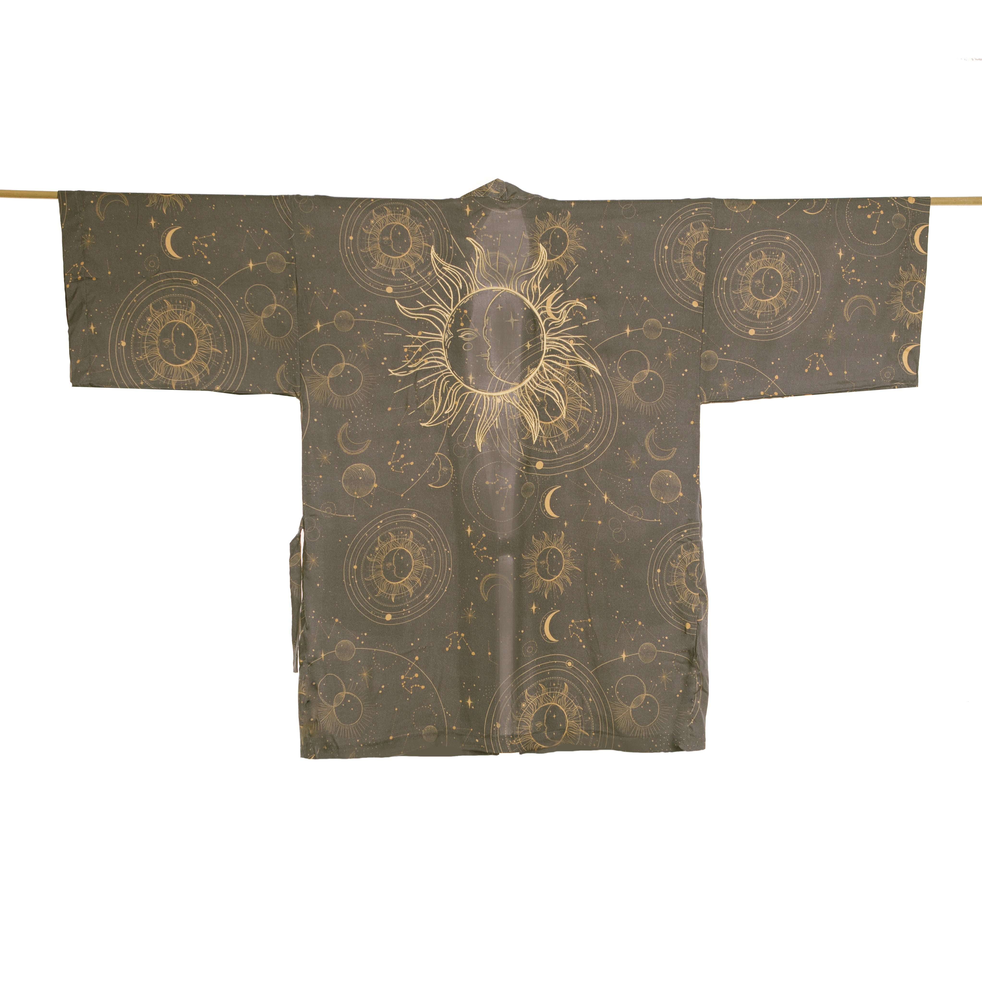 Kinagashi Kimono For Him Embrace The Mystery Dark