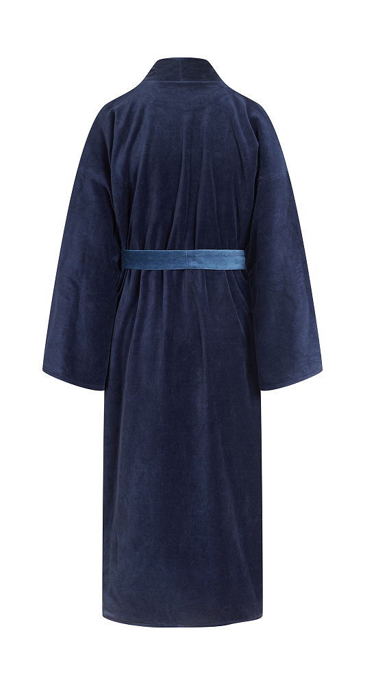 Dwustronny Płaszcz Long Velvet Kimono Stardust