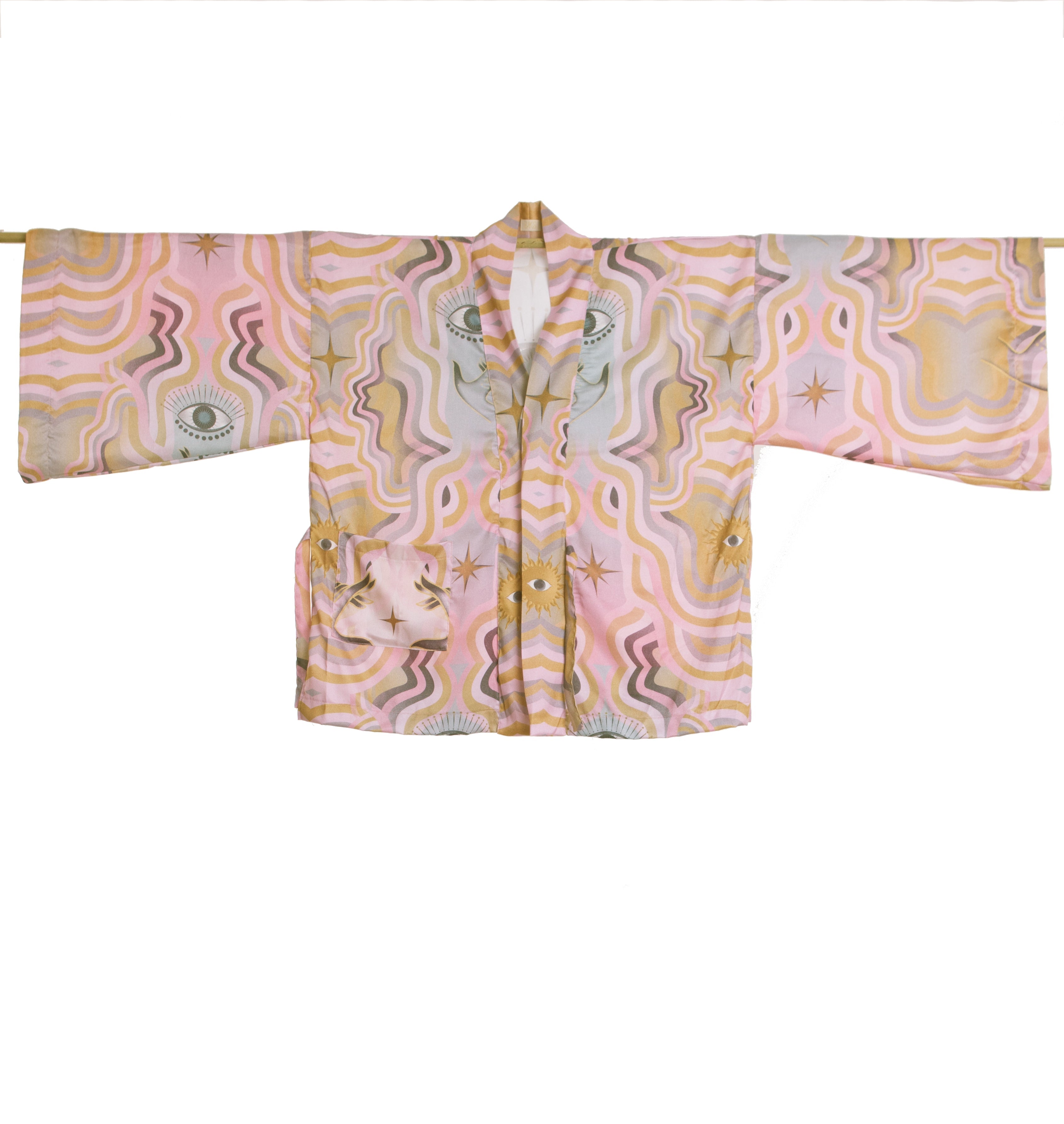 OD RĘKI  Furisode Short Kimono Trust Your Soul