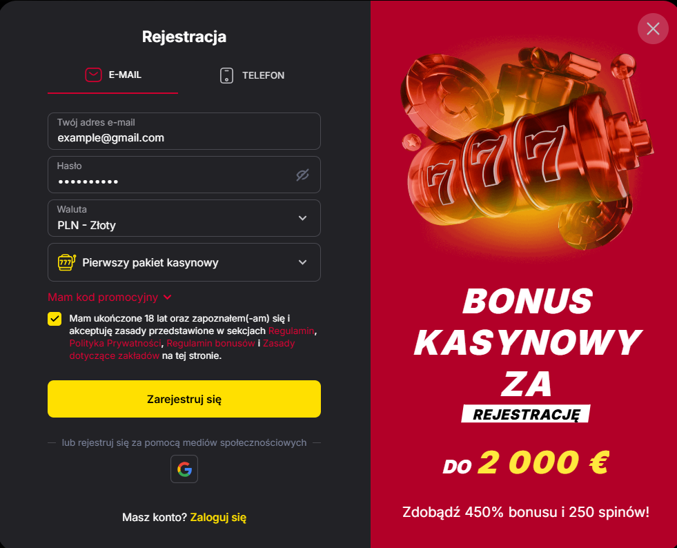 VulkanSpiele-rejestracja-krok2